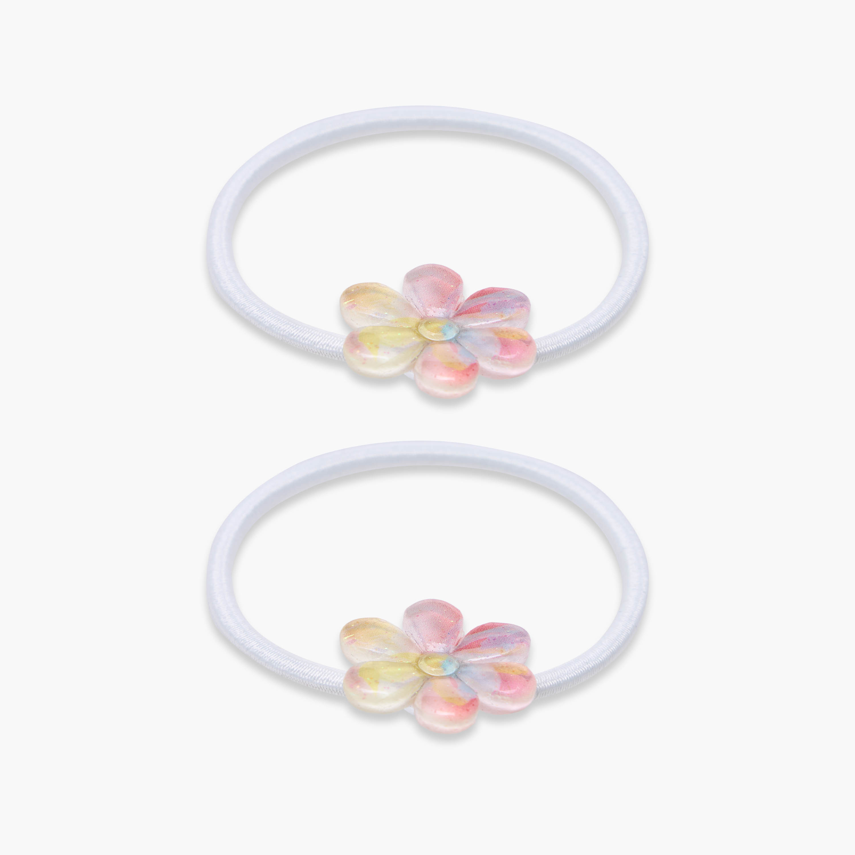 Flora Bella Applique Detail Hair Tie - Set of 6-girls-accessories-hairaccessories-image-3