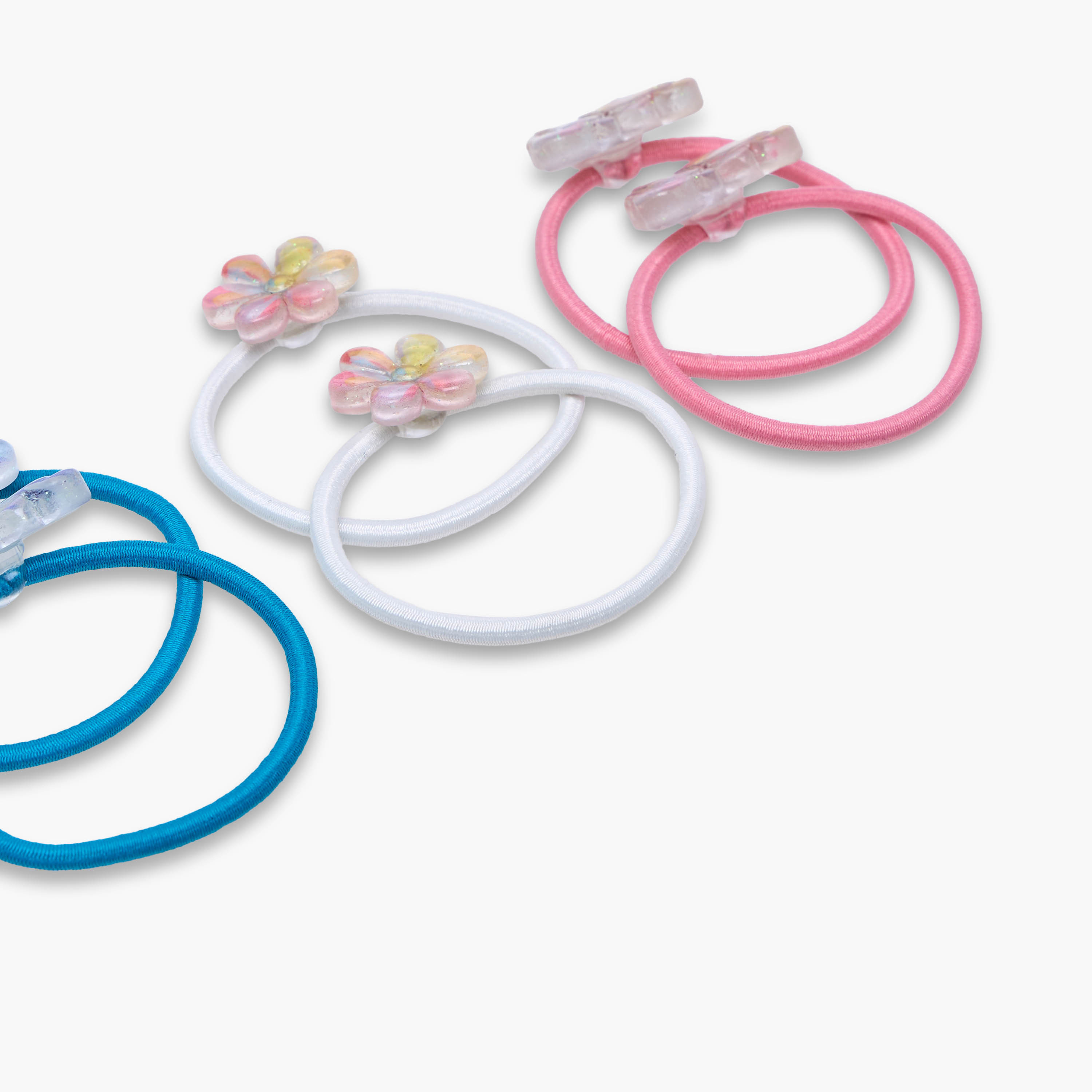 Flora Bella Applique Detail Hair Tie - Set of 6-girls-accessories-hairaccessories-image-5