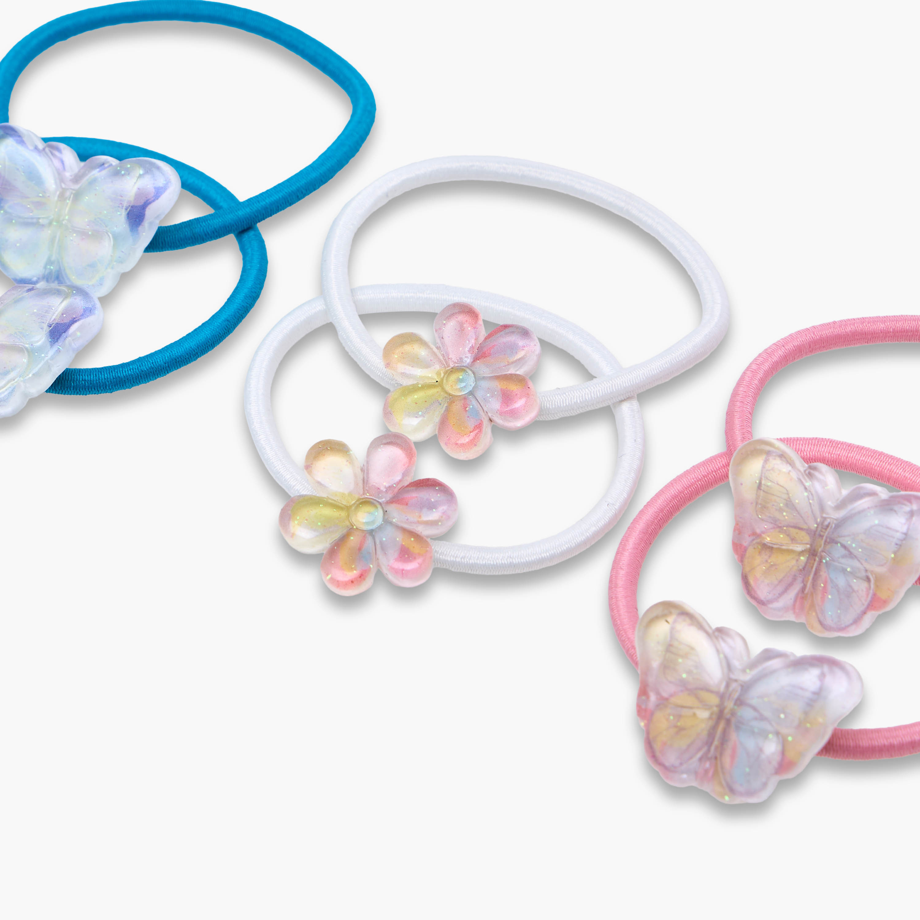 Flora Bella Applique Detail Hair Tie - Set of 6-girls-accessories-hairaccessories-image-6