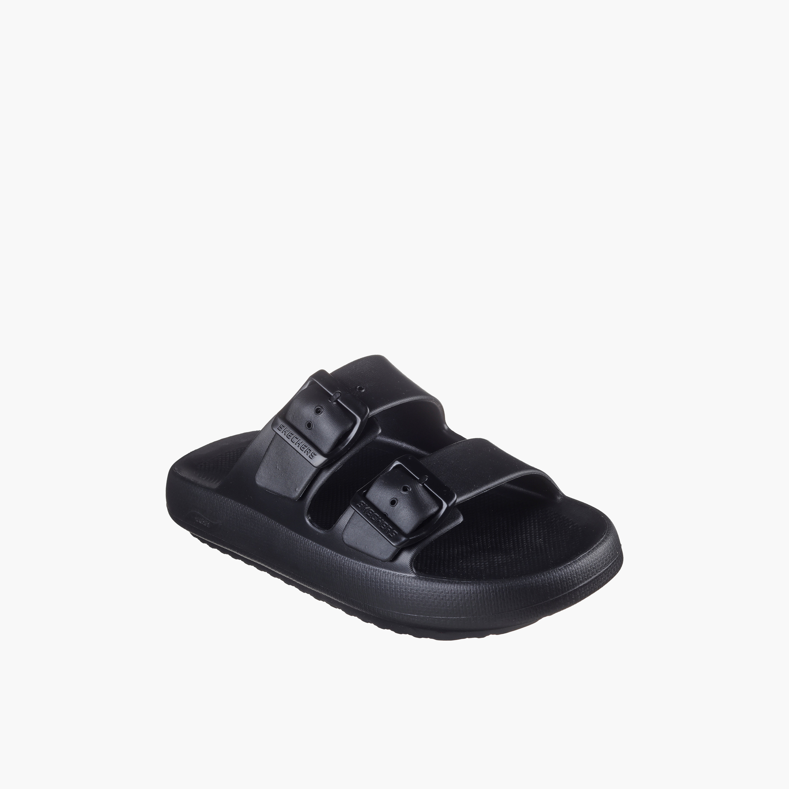 Skechers Men Buckle Accent Slides-men-shoes-flipflopsandslides-image-1