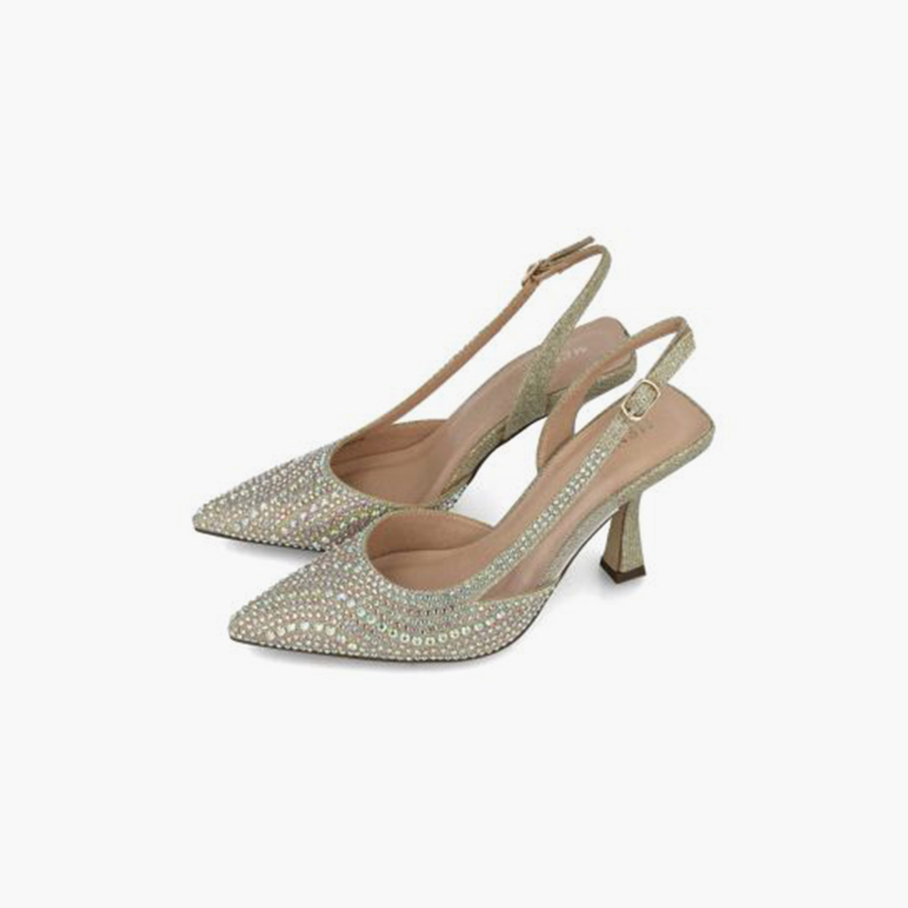 مينبور- حذاء للنساء كعب منخفض بإبزيم | 24379-women-shoes-heels-image-2