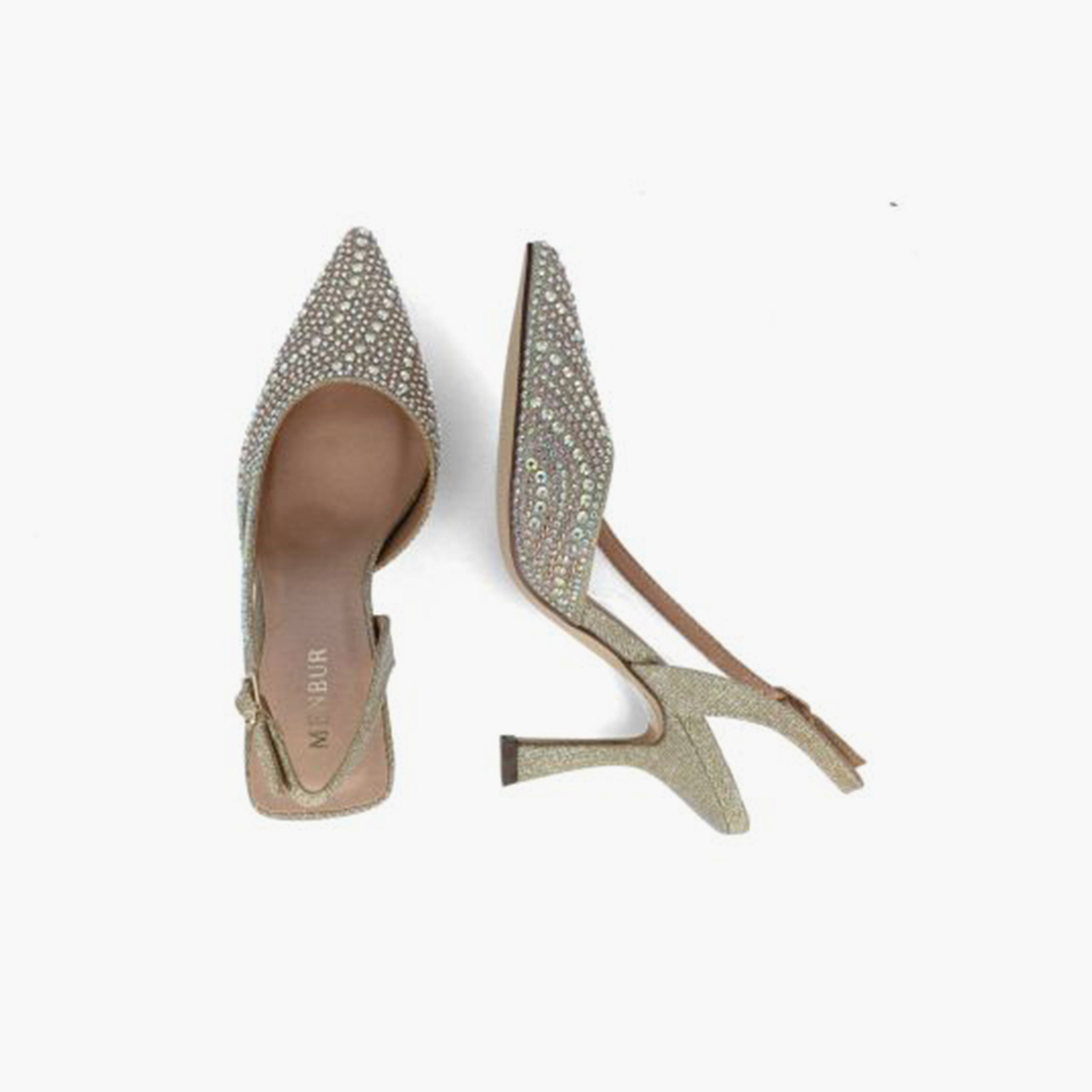 مينبور- حذاء للنساء كعب منخفض بإبزيم | 24379-women-shoes-heels-image-4