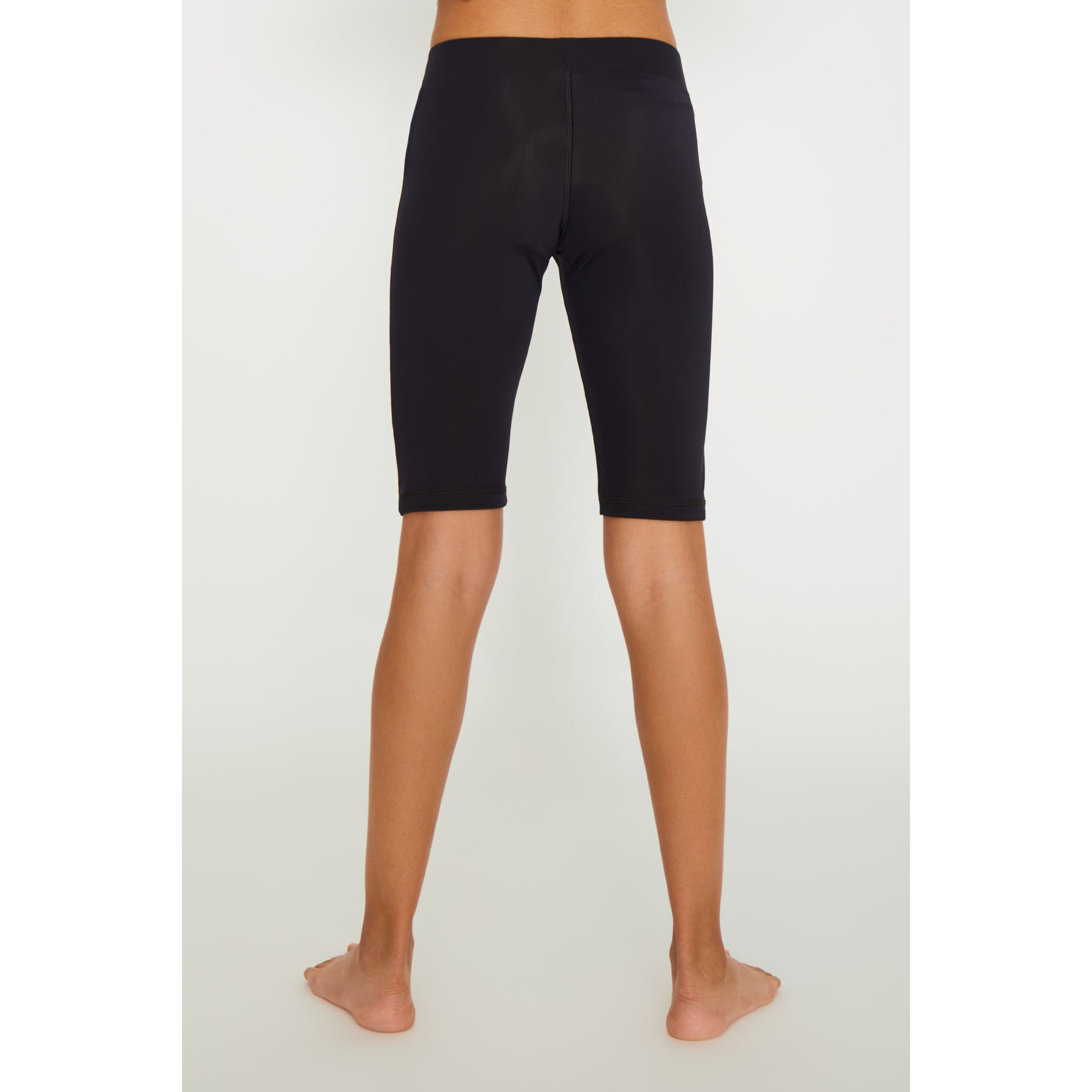 Coega Girls Long Swim Shorts – Solid Black-girls-clothing-sportswear-swimwear-image-4