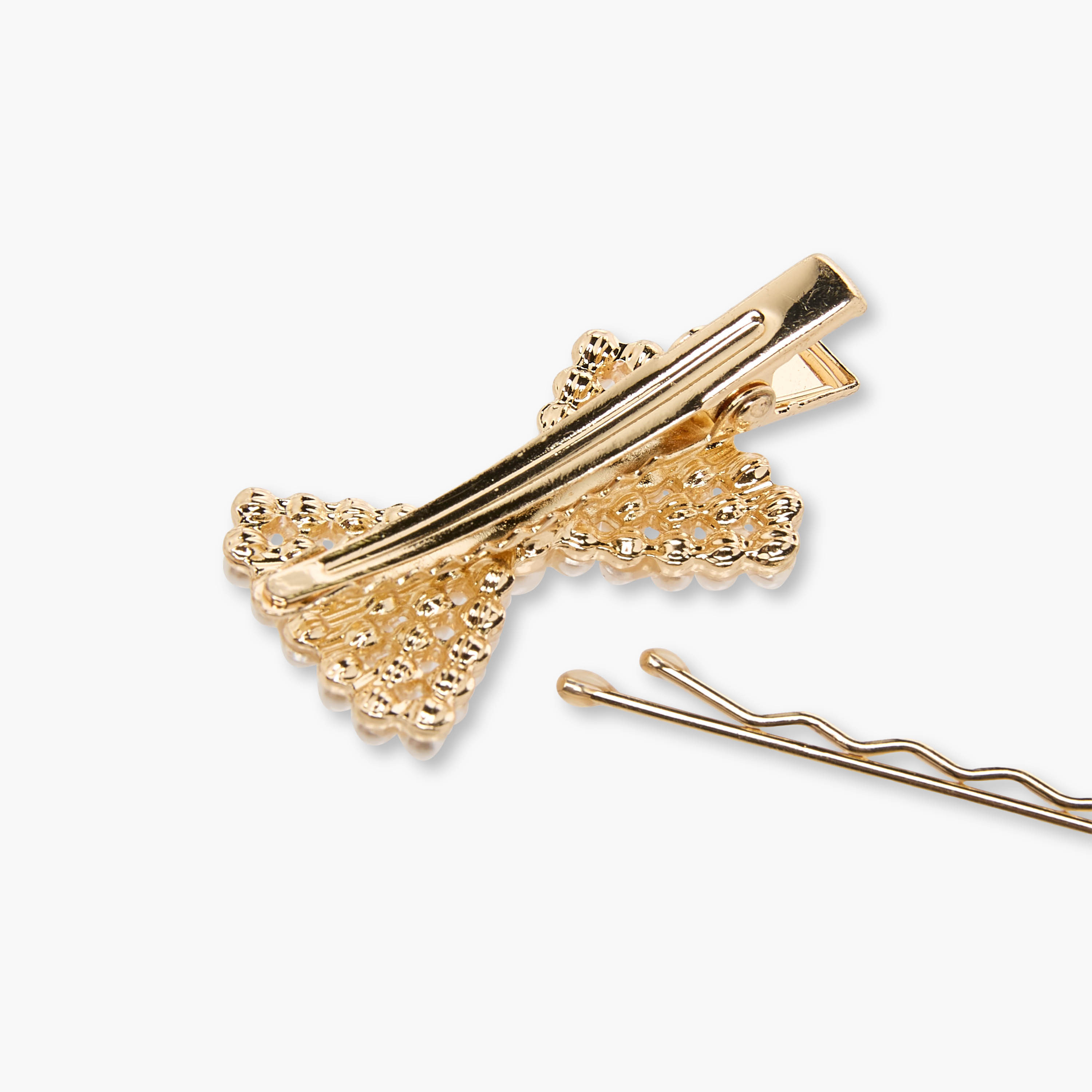 Pack of 4 Flora Bella Hair Clip and Hairpin with Pearl Embellishment-girls-accessories-hairaccessories-image-6