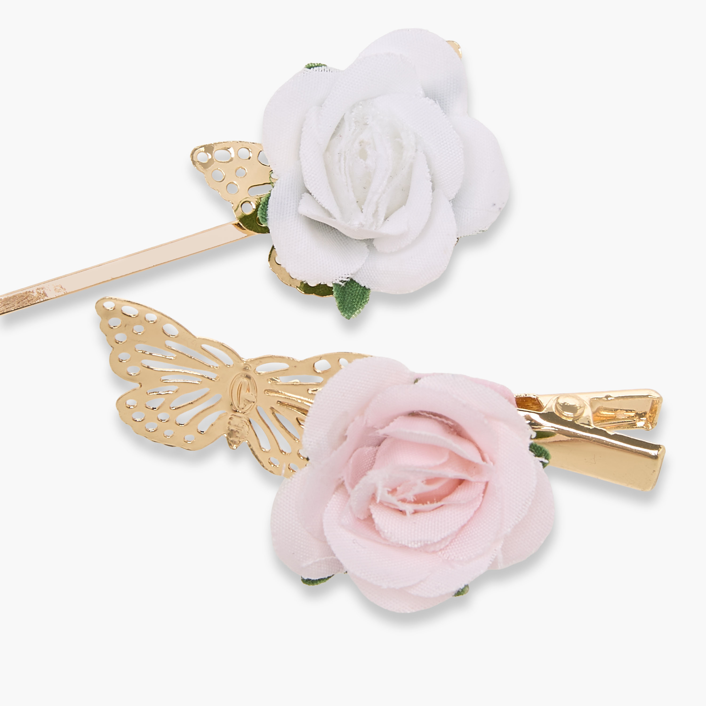 Pack of 4 Flora Bella Hair Clip and Hairpin with Floral Butterfly Accent-girls-accessories-hairaccessories-image-4