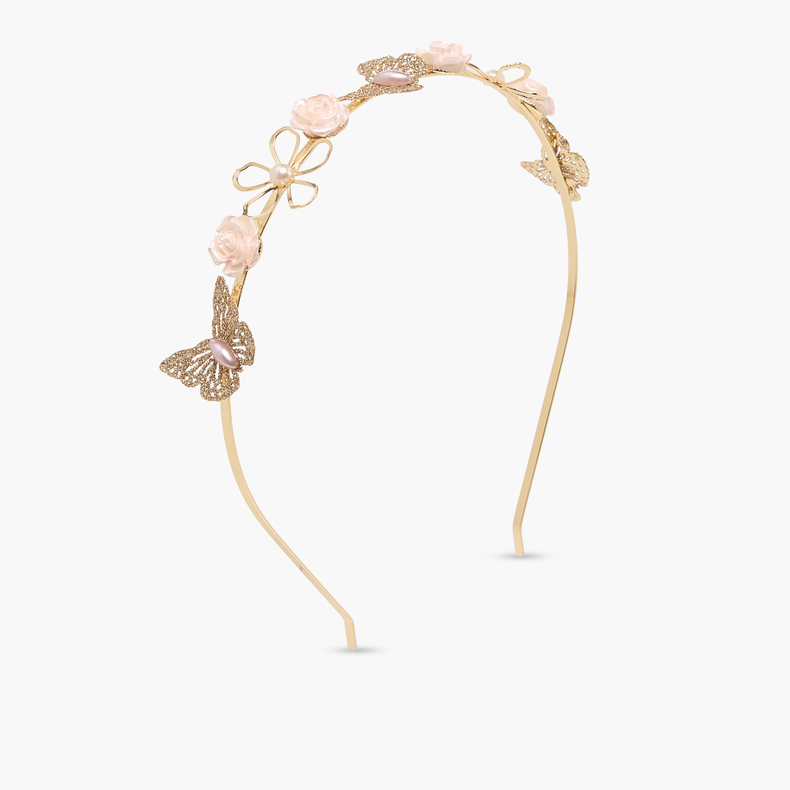 شريطة ومشابك شعر مزينة من فلورا بيلا - عبوة 4 قطع-girls-accessories-hairaccessories-image-2