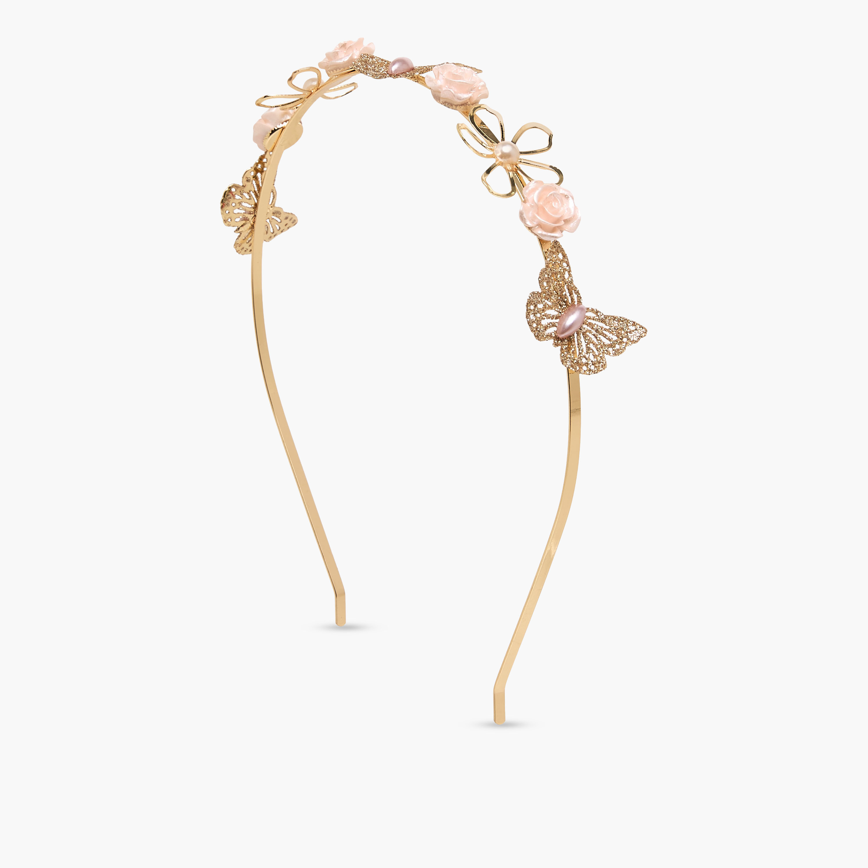 شريطة ومشابك شعر مزينة من فلورا بيلا - عبوة 4 قطع-girls-accessories-hairaccessories-image-3