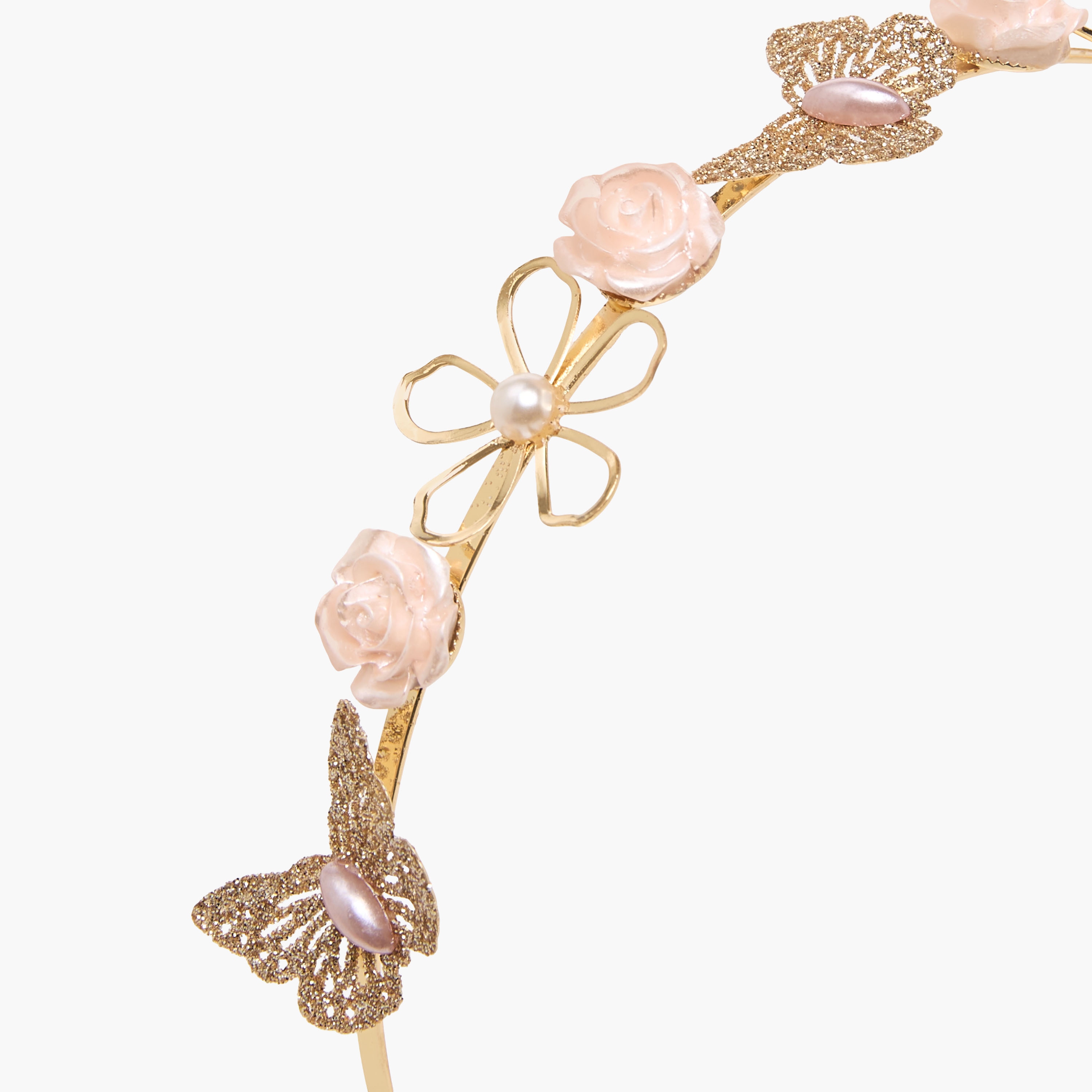 شريطة ومشابك شعر مزينة من فلورا بيلا - عبوة 4 قطع-girls-accessories-hairaccessories-image-4