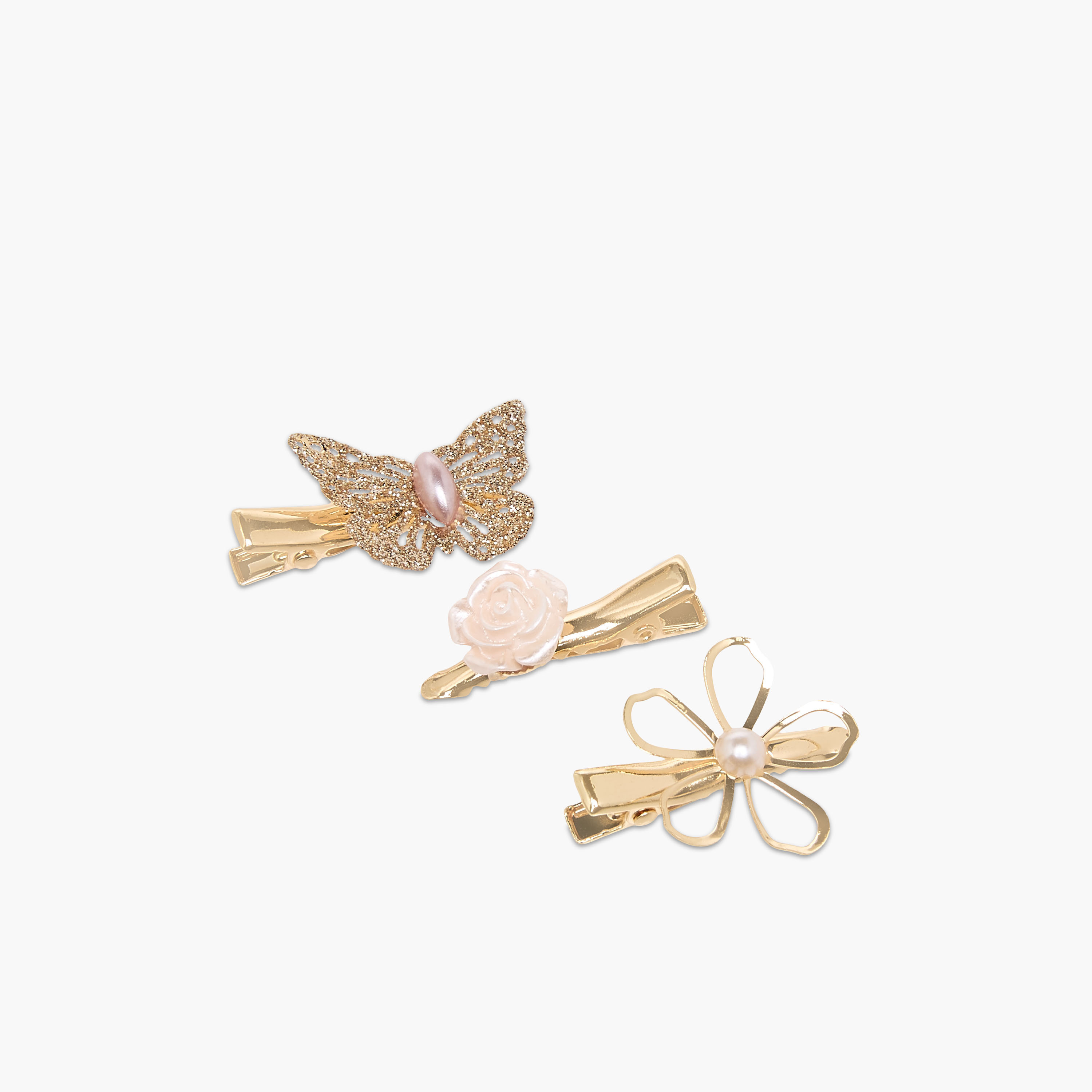 شريطة ومشابك شعر مزينة من فلورا بيلا - عبوة 4 قطع-girls-accessories-hairaccessories-image-5