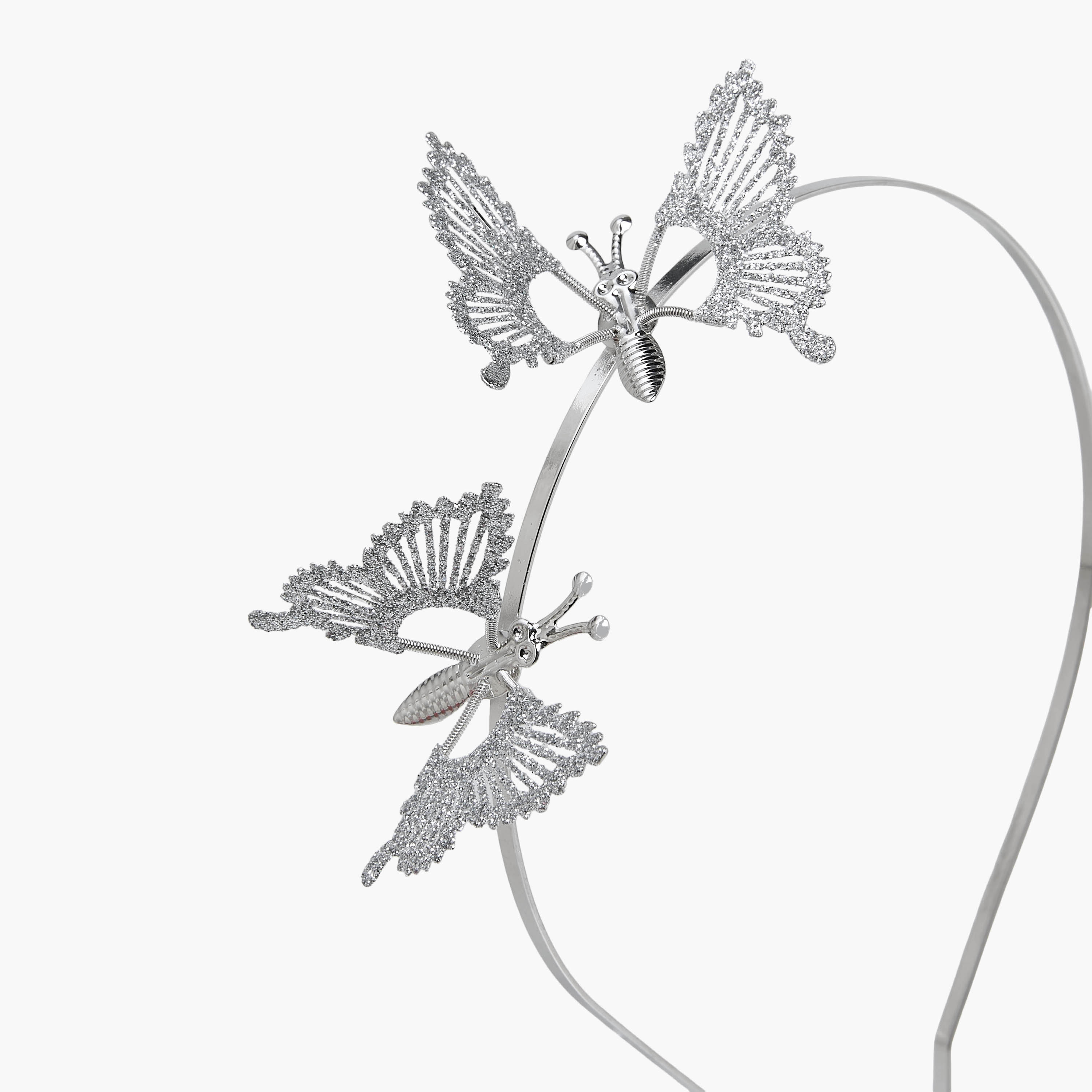 Pack of 3 Flora Bella Hairband and Hair Clip with Butterfly Embellishment-girls-accessories-hairaccessories-image-4