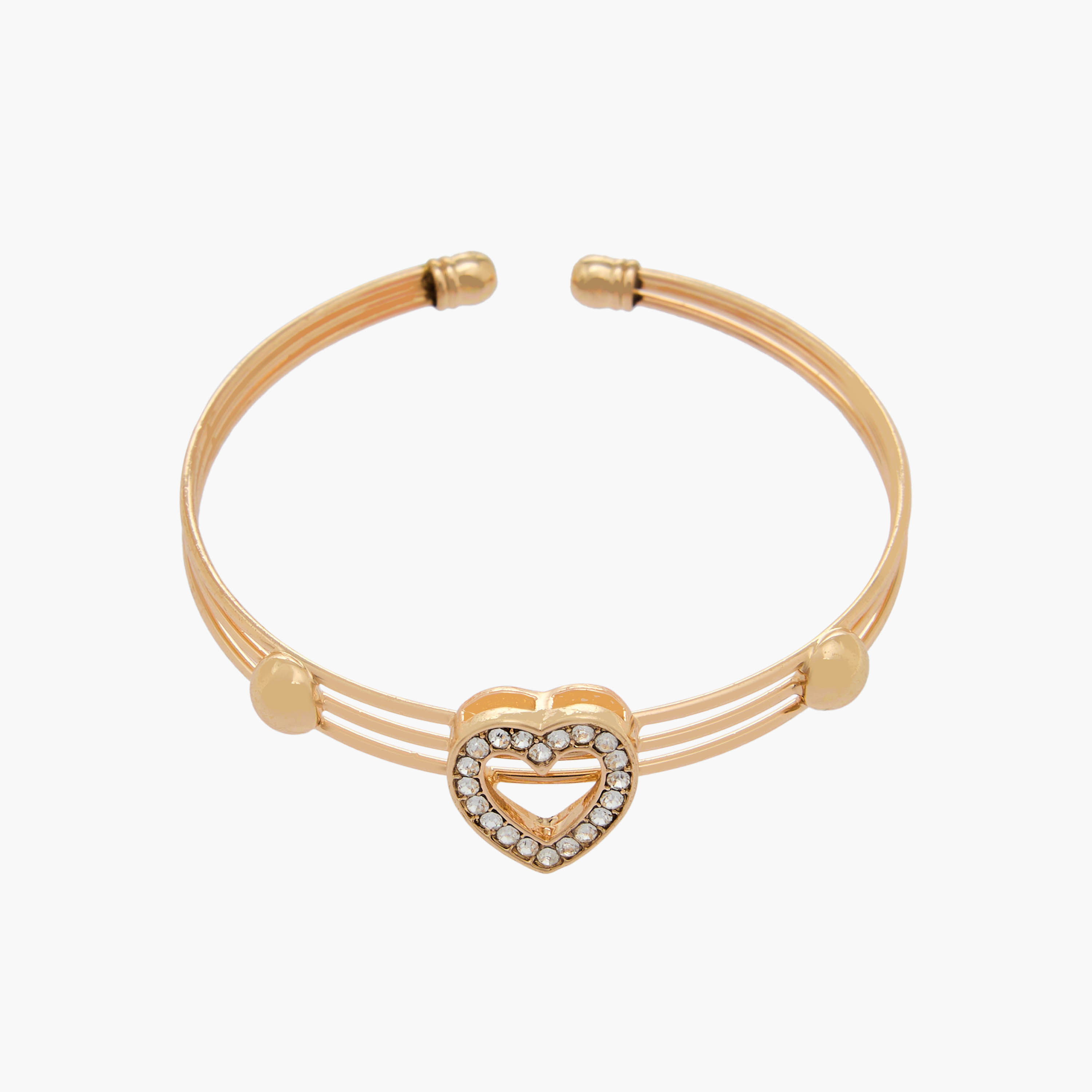 طقم من 4 قطع مجوهرات بتصميم قلب مزين من فلورا بيلا-girls-accessories-jewellery-image-6