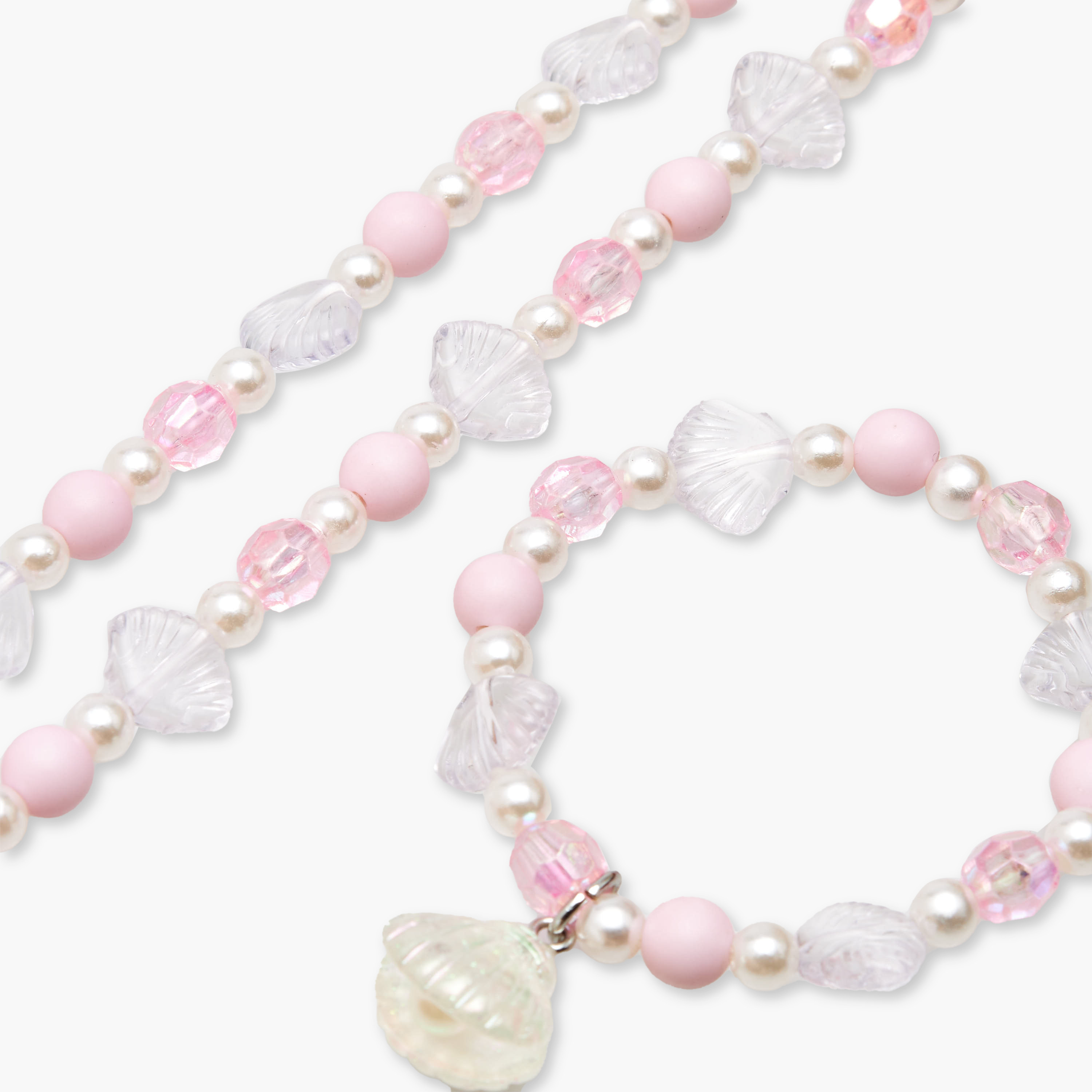 Floral Bella Jewellery Set with Seashell Charm-girls-accessories-jewellery-image-6