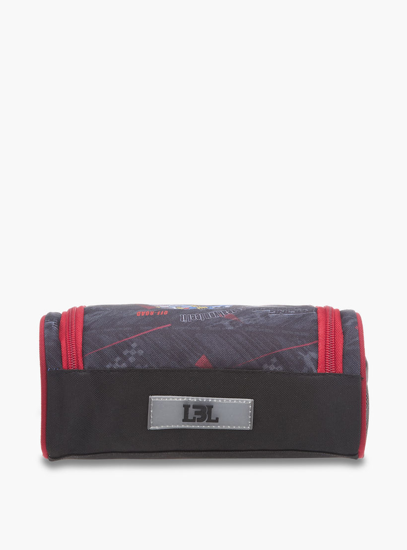 مقلمة بسحاب إغلاق وطبعات جرافيك من إل بي إل من شو إكسبرس-school-stationery-pencilcases-image-3