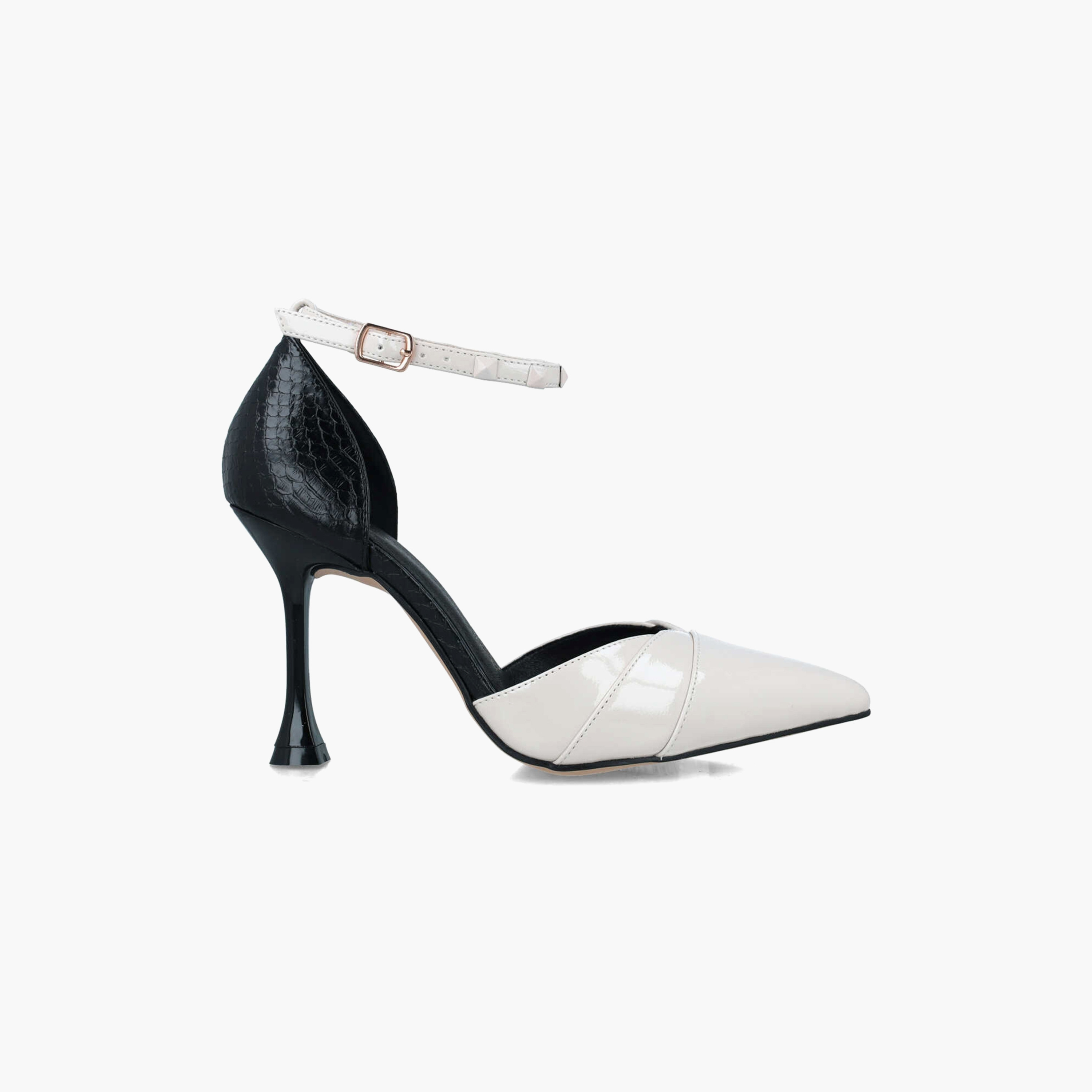 Menbur Women's Flare Heel D'Orsay Pumps with Ankle Strap-women-shoes-heels-image-2