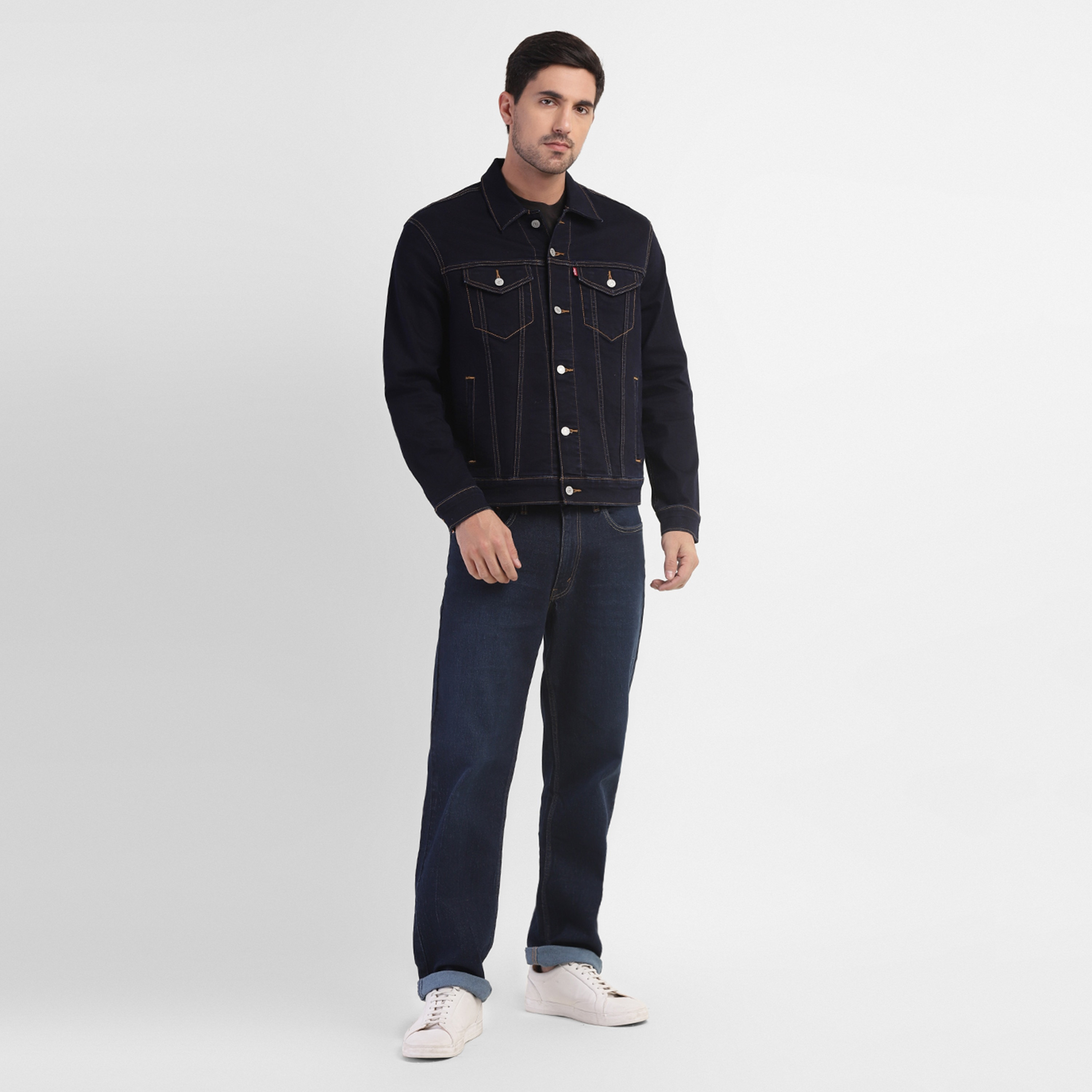 Levi's Plain Denim Trucker Jacket-men-clothing-jacketsandblazers-jackets-image-6
