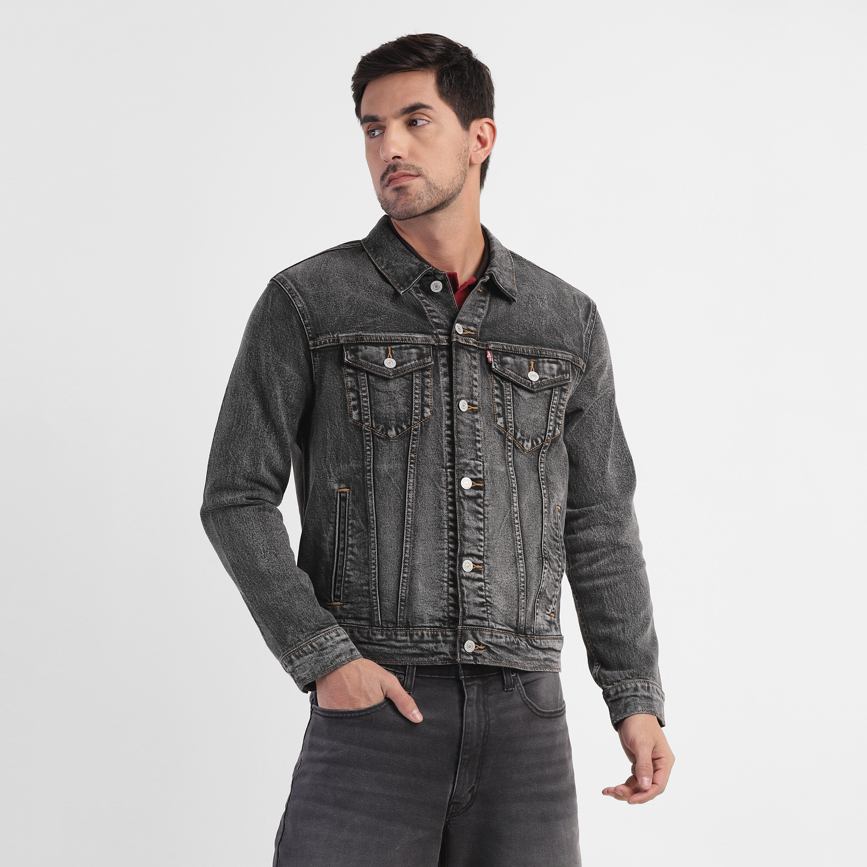 Levi's Plain Denim Trucker Jacket-men-clothing-jacketsandblazers-jackets-image-1