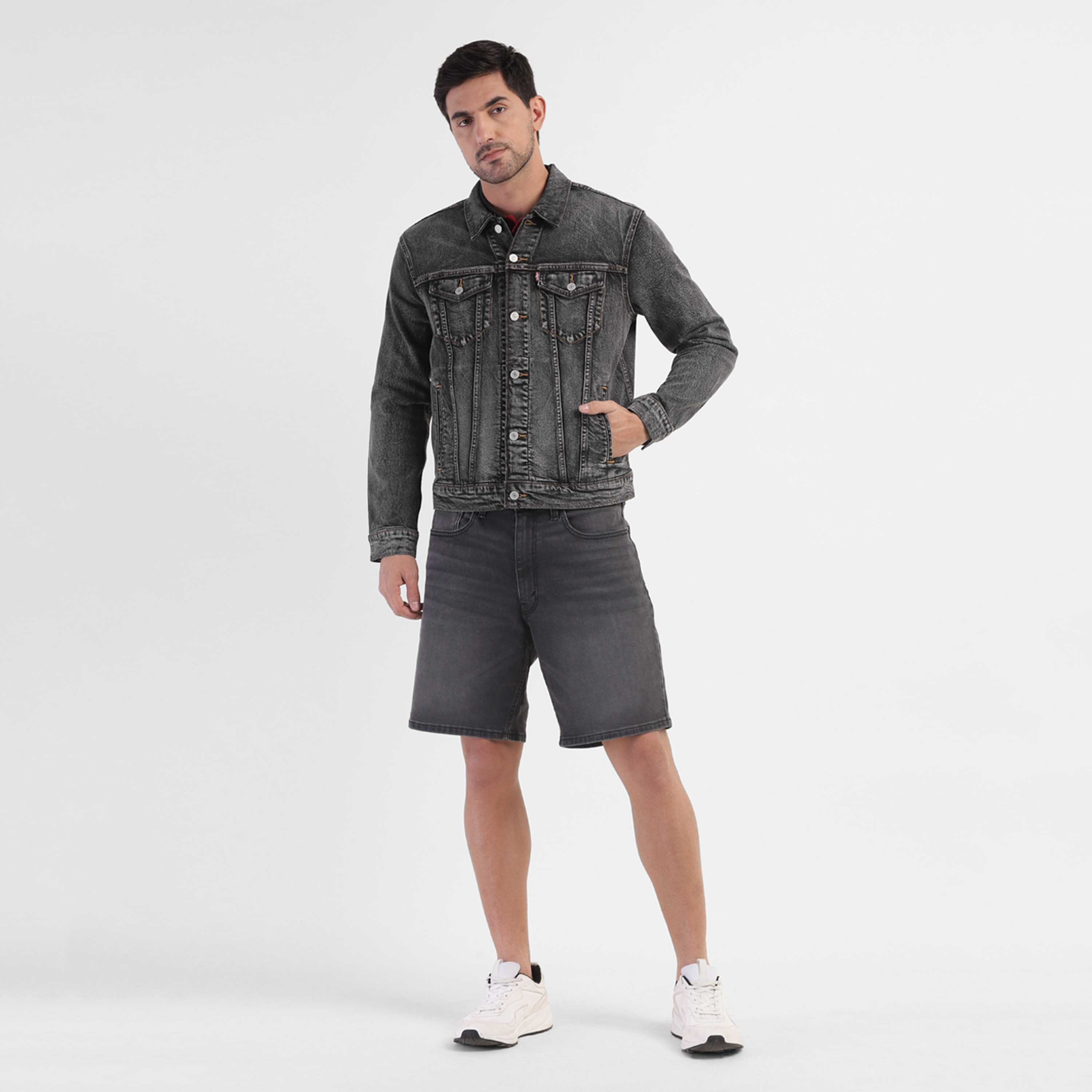 Levi's Plain Denim Trucker Jacket-men-clothing-jacketsandblazers-jackets-image-2