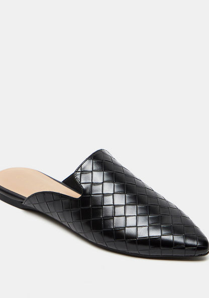 Celeste Women's Textured Slip-On Mules-Women%27s Casual Shoes-image-1
