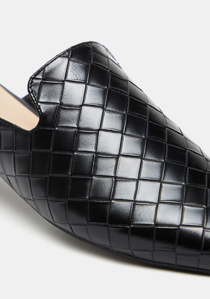 Celeste Women's Textured Slip-On Mules-Women%27s Casual Shoes-image-3