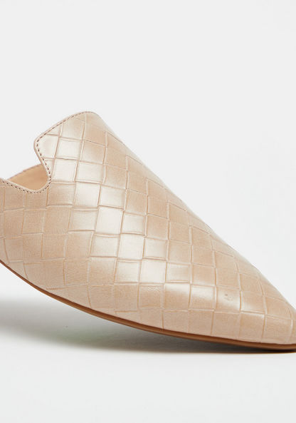 Celeste Women's Textured Slip-On Mules-Women%27s Casual Shoes-image-3