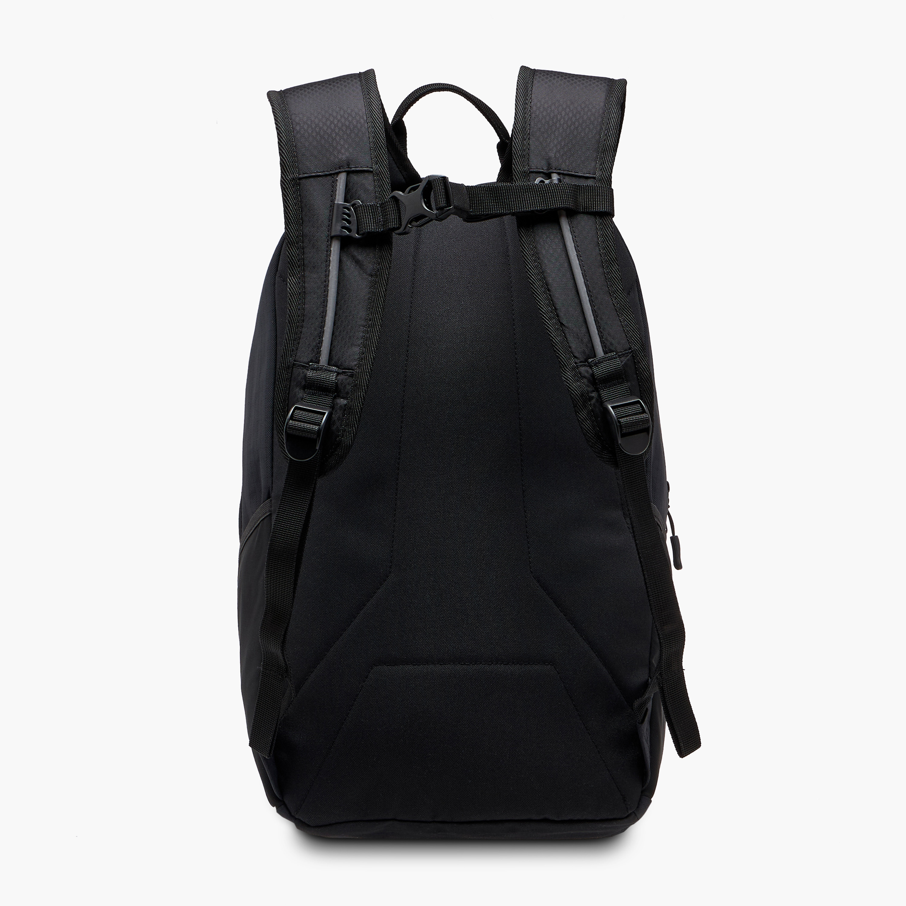 Kappa Logo Print Backpack with Adjustable Straps and Zip Closure - 16x27x46 cm-men-bags-image-5