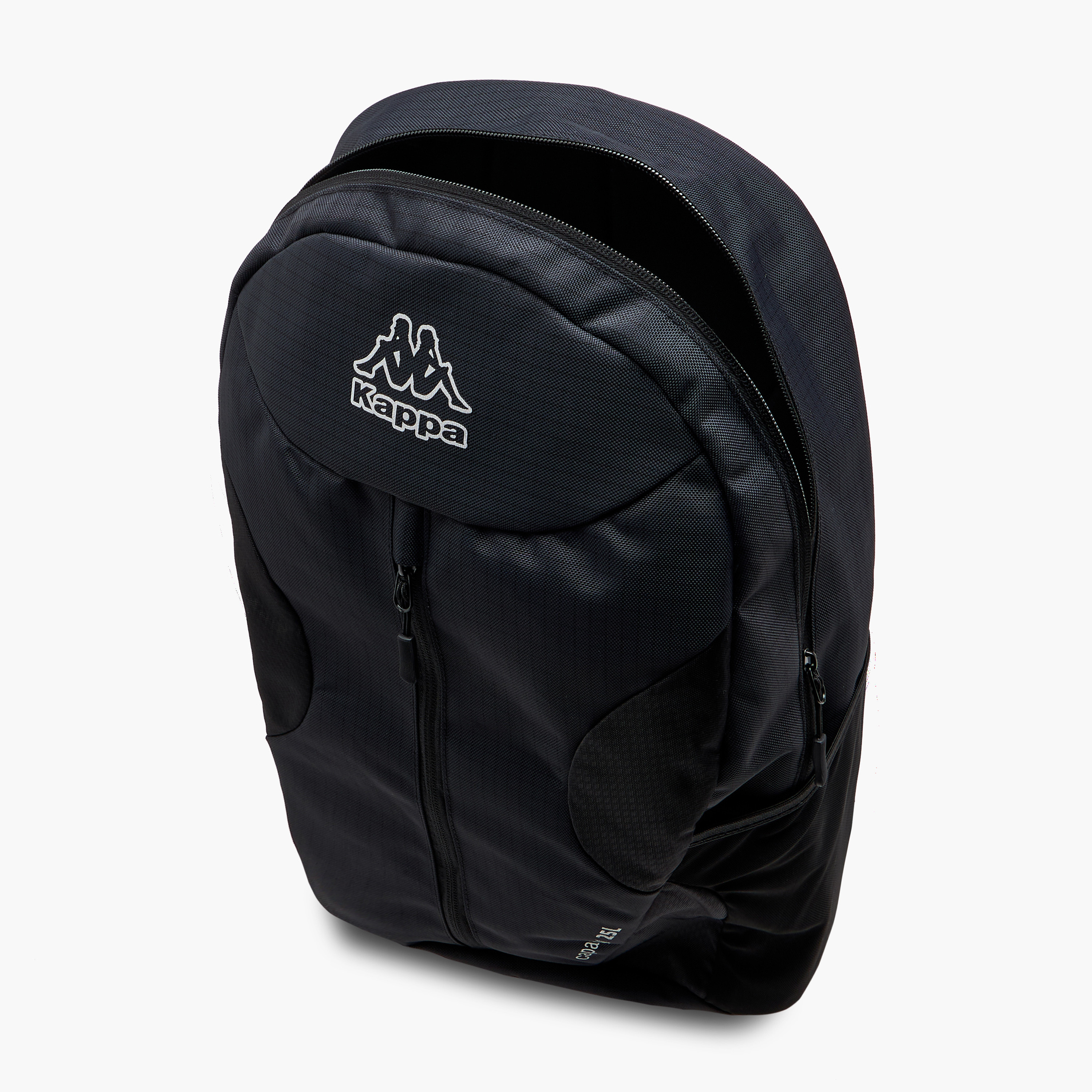 Kappa Logo Print Backpack with Adjustable Straps and Zip Closure - 16x27x46 cm-men-bags-image-8