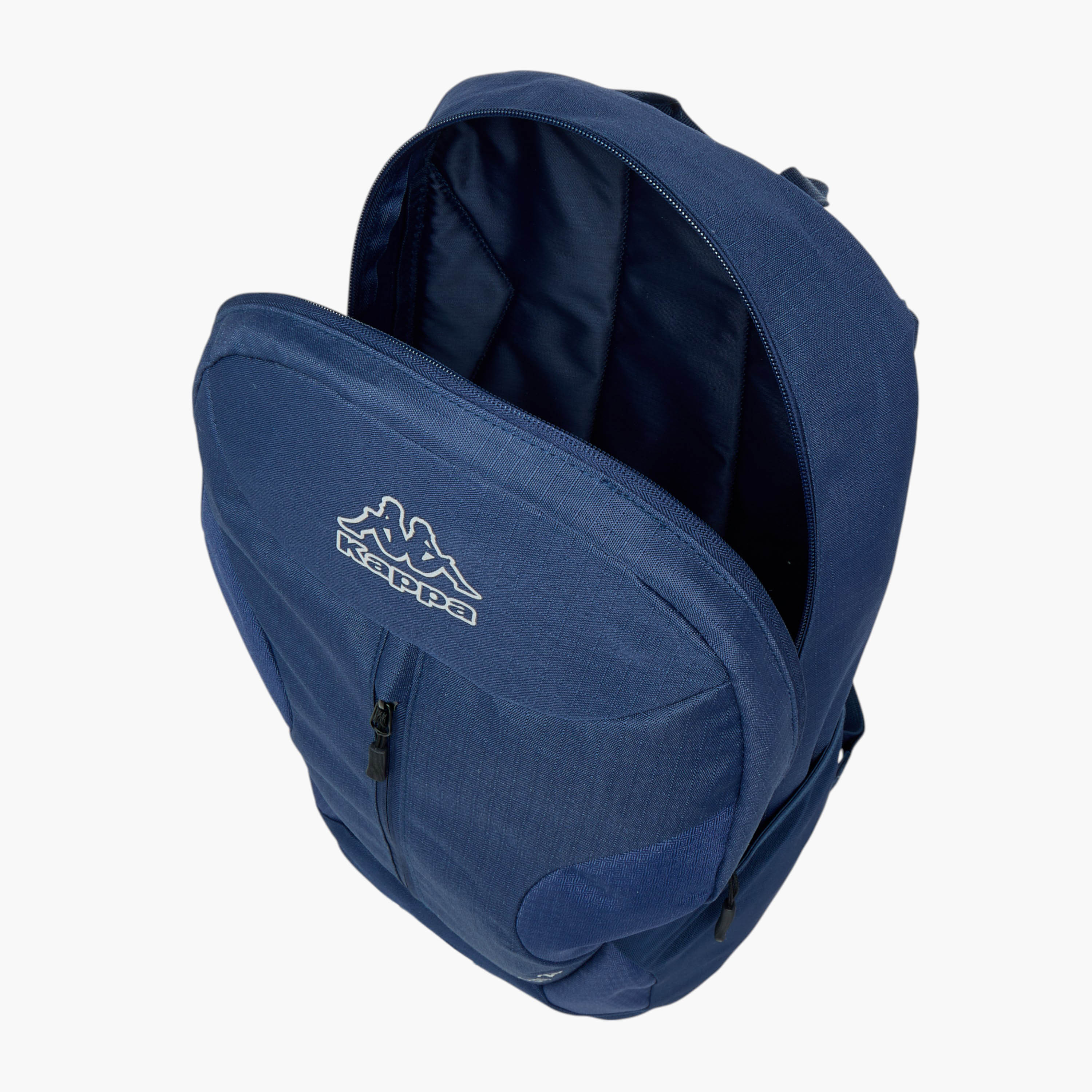 Kappa Logo Print Backpack with Adjustable Straps and Zip Closure - 16x27x46 cm-men-bags-image-6
