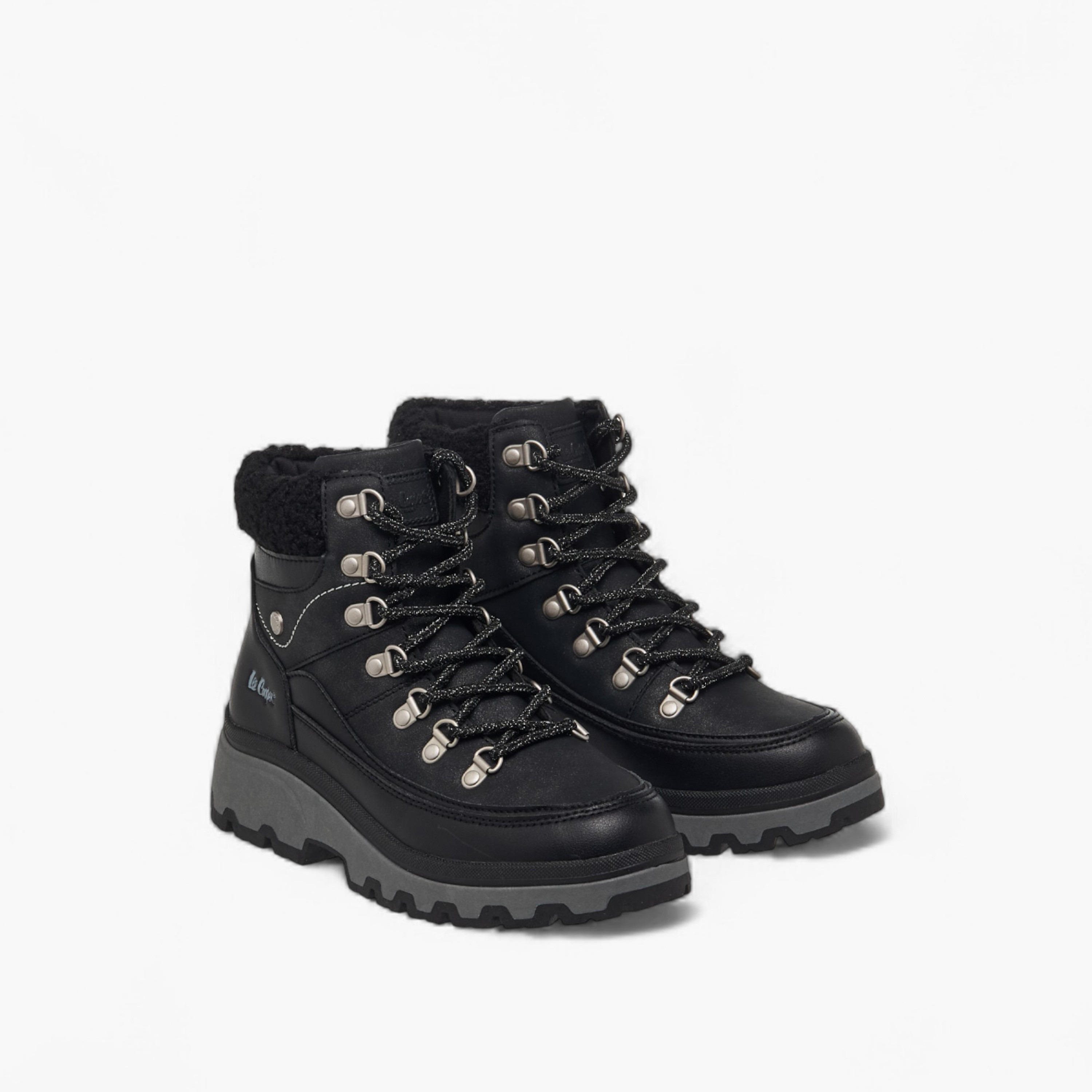 Lee Copper Women Lace-Up Ankle Boots-women-shoes-boots-image-1