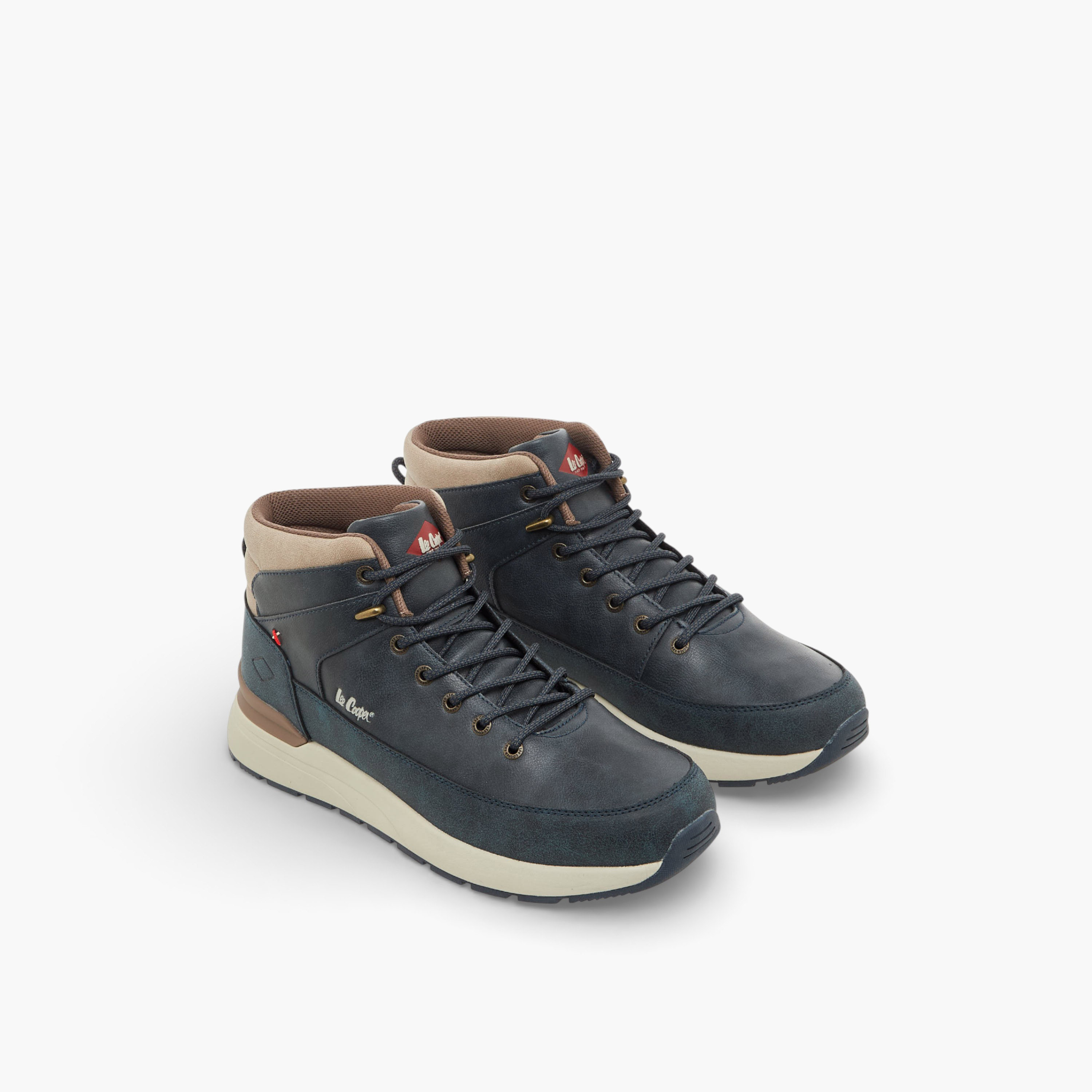 Lee Cooper Men Panelled Ankle Boots-men-shoes-boots-image-1