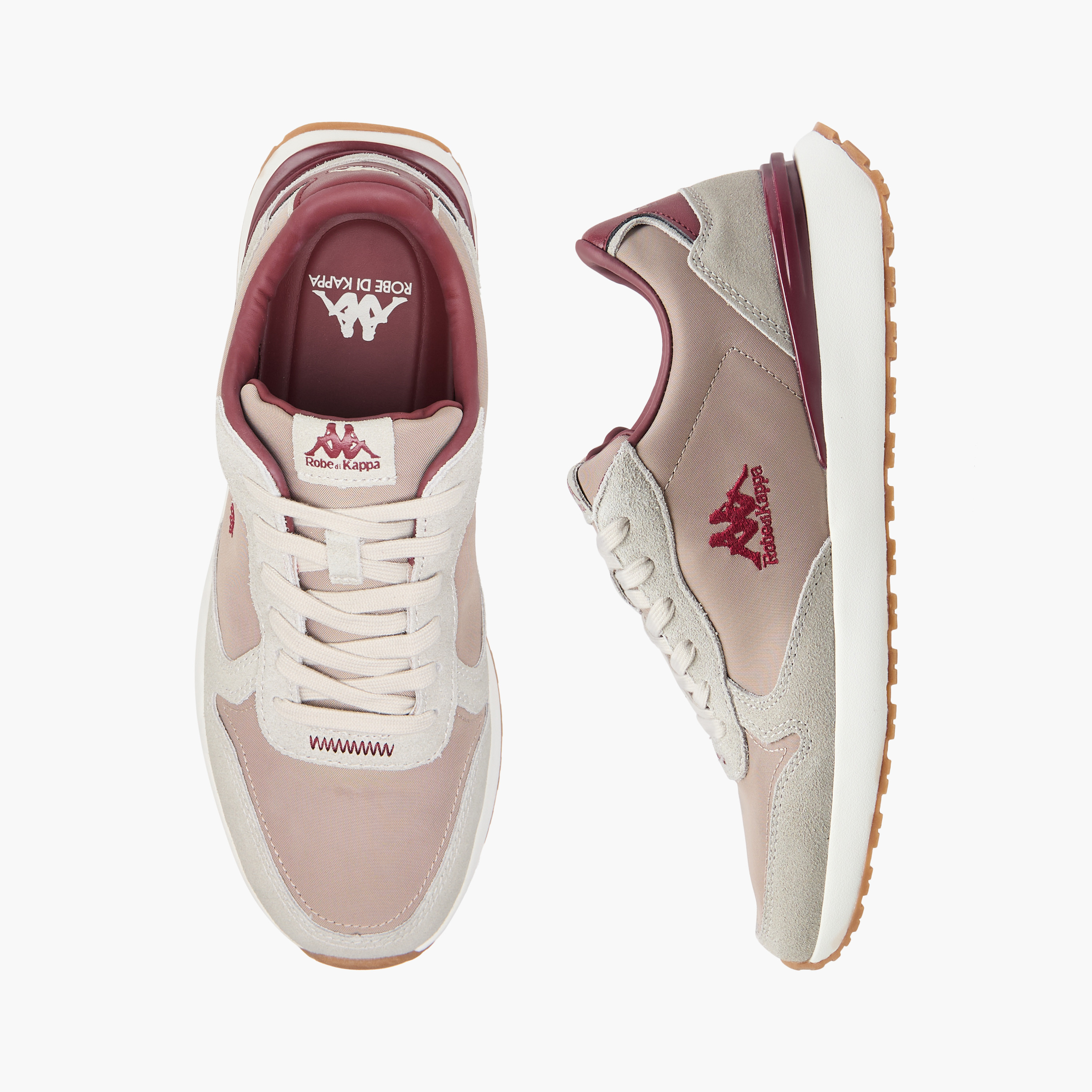 Kappa Women Panelled Robe Di Kappa Sneakers with Lace-Up Closure-women-shoes-sneakers-image-1
