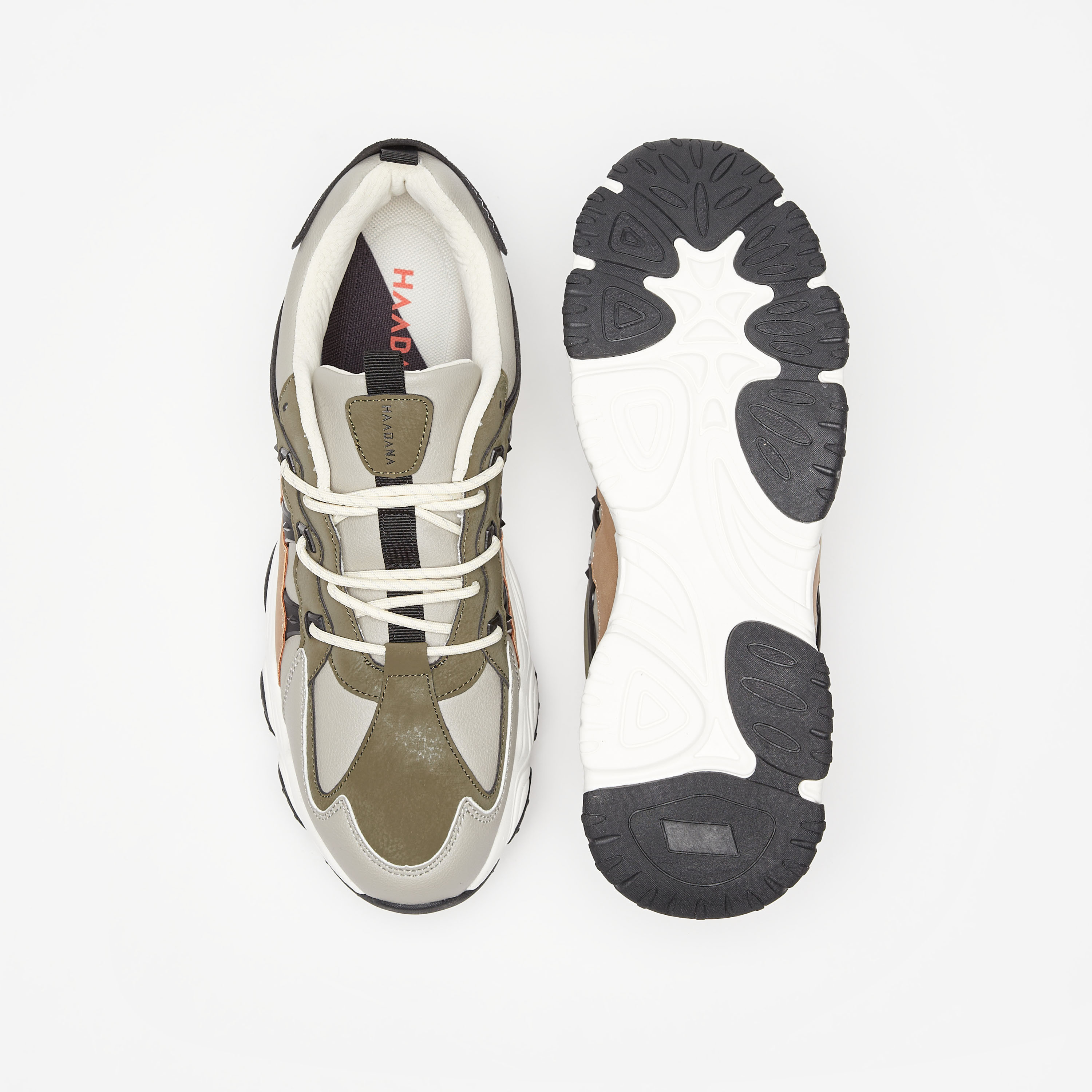 Haadana Colourblock Low Ankle Sneakers with Lace-Up Closure-men-shoes-sneakers-image-4