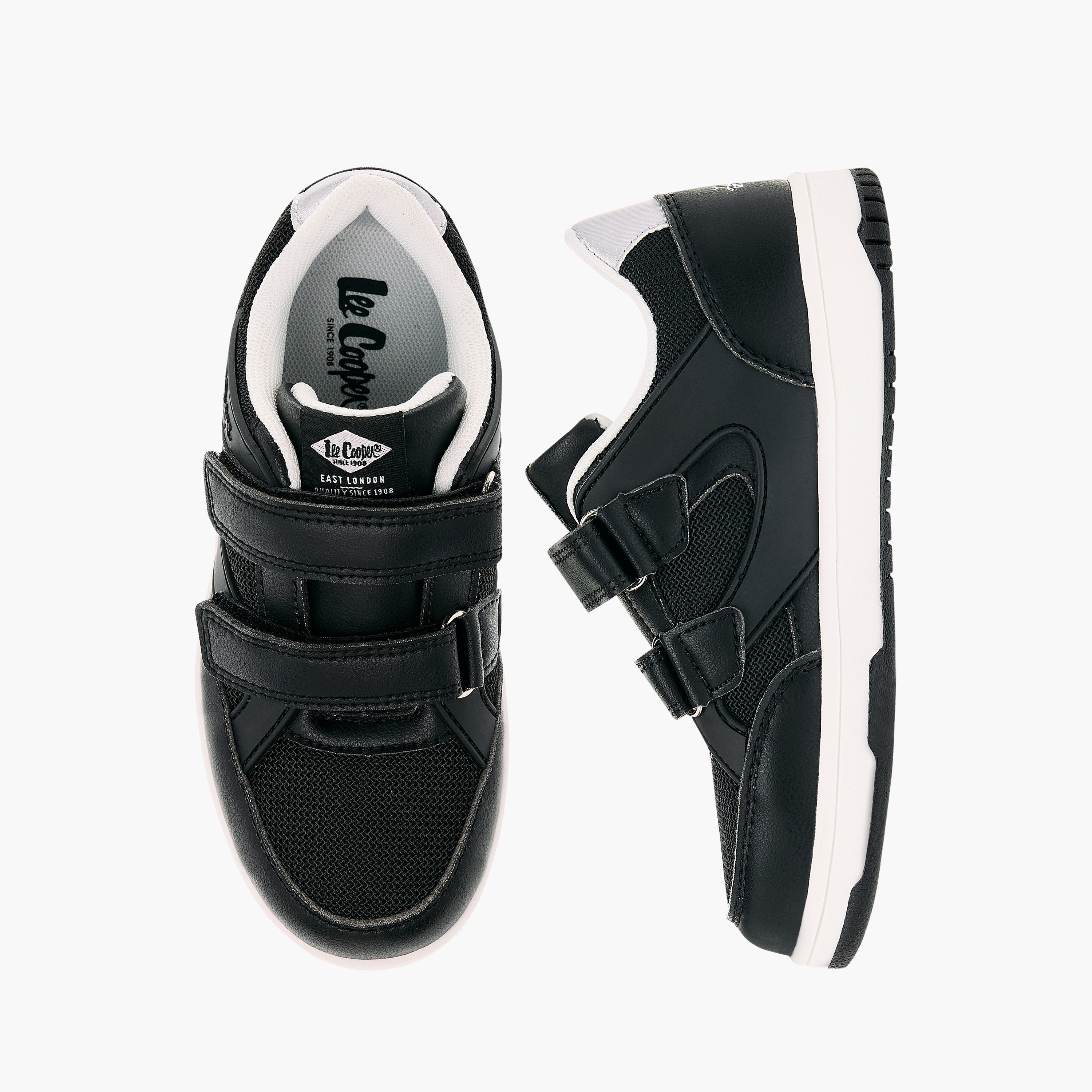 حذاء متعدد التصاميم بشريط إغلاق لاصق للأولاد من لي كوبر-boys-shoes-schoolshoes-image-1