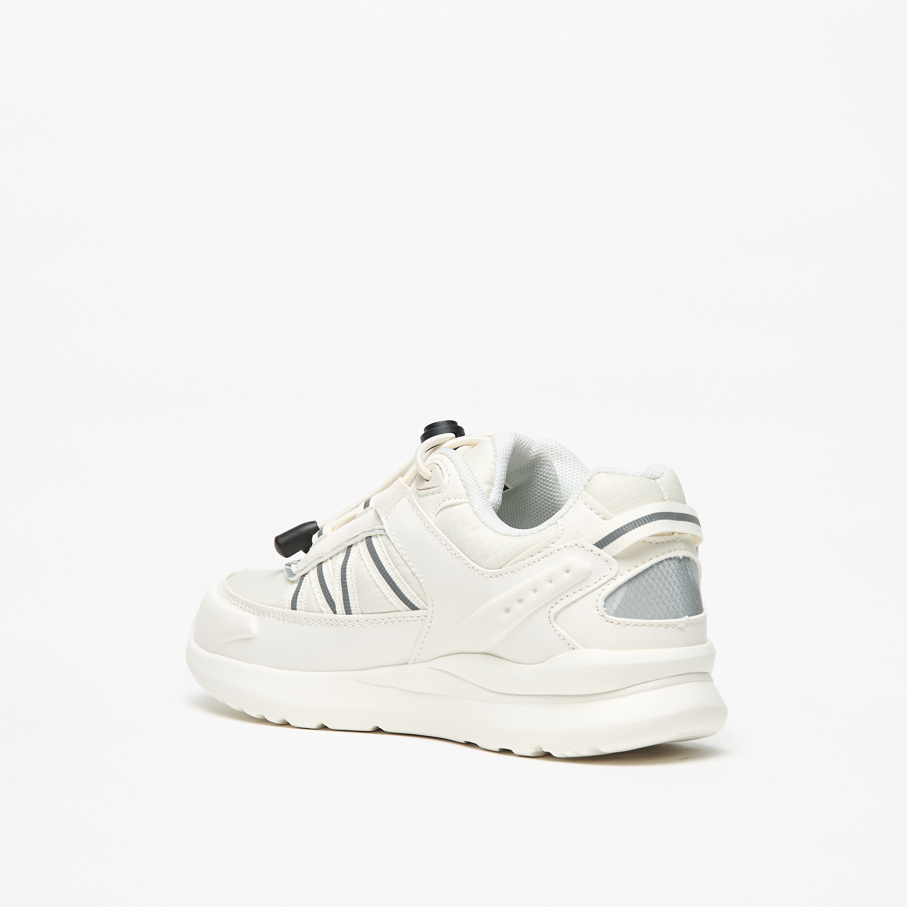 Mister Duchini Kids' Panelled Lightweight Sneakers with Drawstring Lace Closure-boys-shoes-schoolshoes-image-2