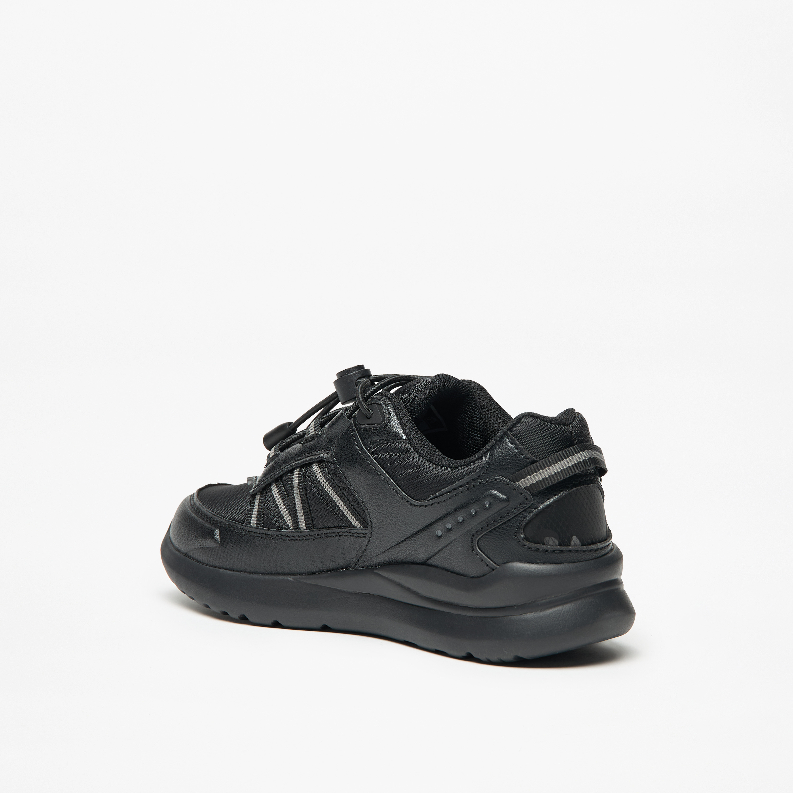 Mister Duchini Kids' Panelled Lightweight Sneakers with Drawstring Lace Closure-boys-shoes-schoolshoes-image-7