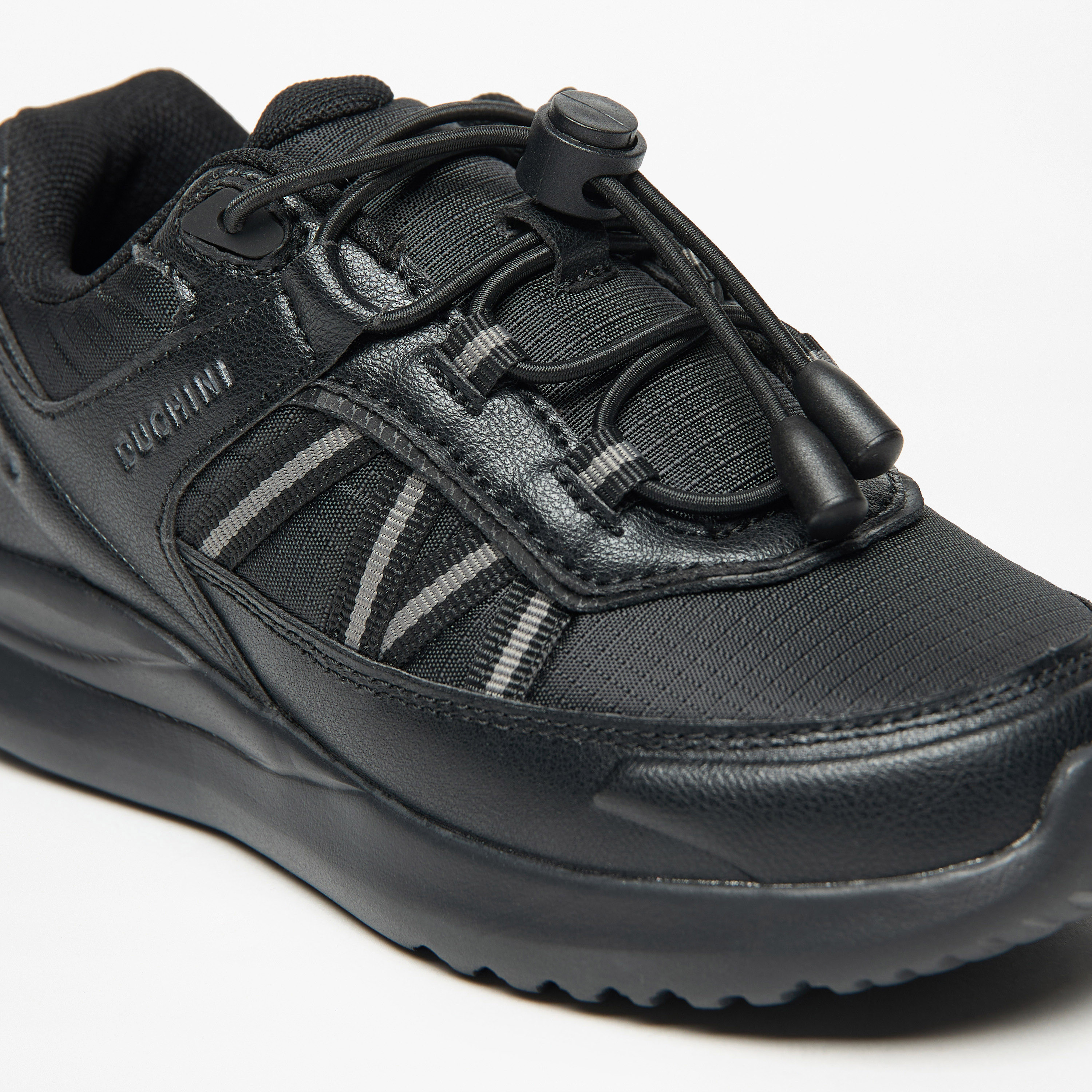 Mister Duchini Kids' Panelled Lightweight Sneakers with Drawstring Lace Closure-boys-shoes-schoolshoes-image-10