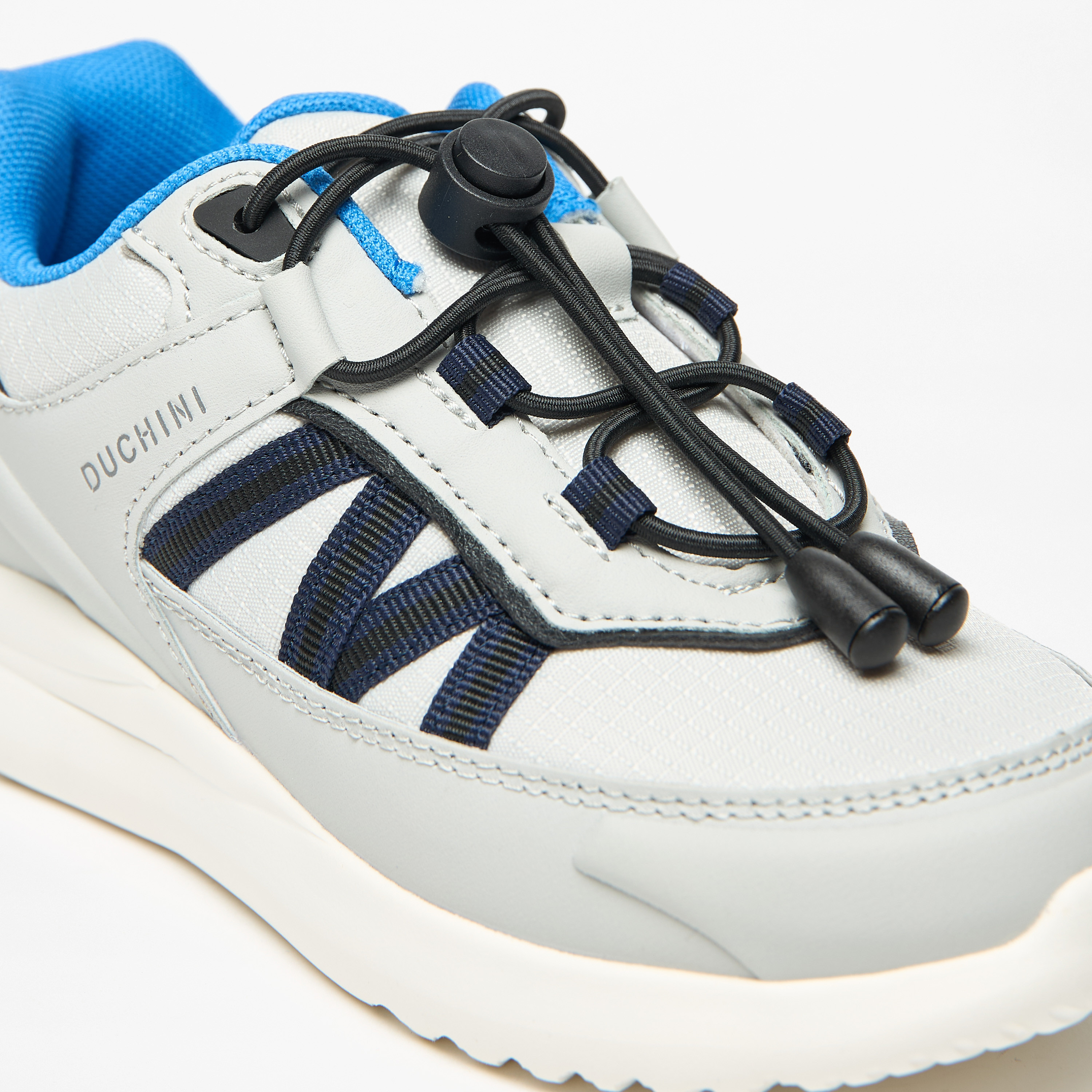 Mister Duchini Kids' Panelled Lightweight Sneakers with Drawstring Lace Closure-boys-shoes-schoolshoes-image-15