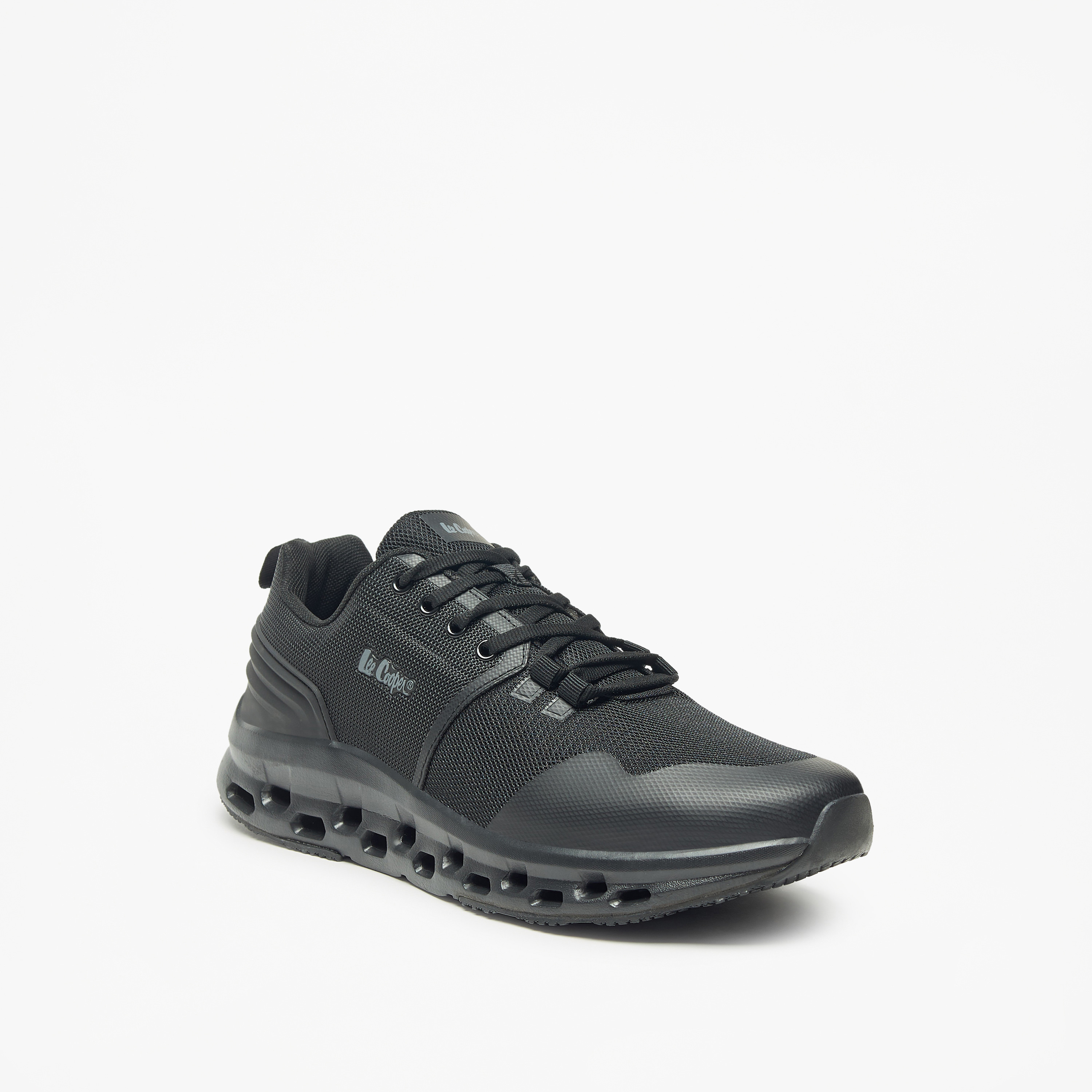 حذاء سنيكرز سادة بكاحل منخفض ورباط إغلاق للرجال من لي كوبر-men-shoes-sneakers-image-6