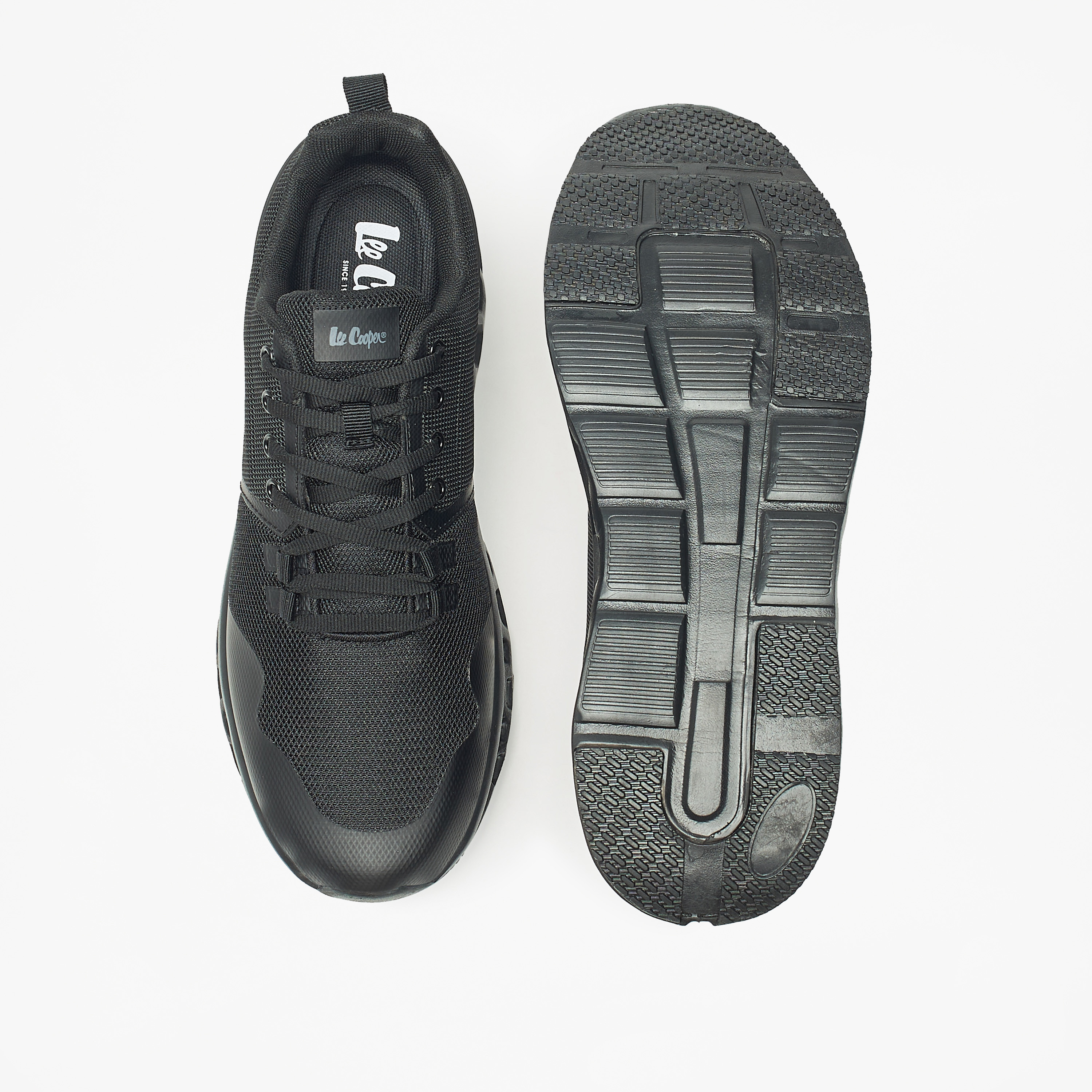 حذاء سنيكرز سادة بكاحل منخفض ورباط إغلاق للرجال من لي كوبر-men-shoes-sneakers-image-9