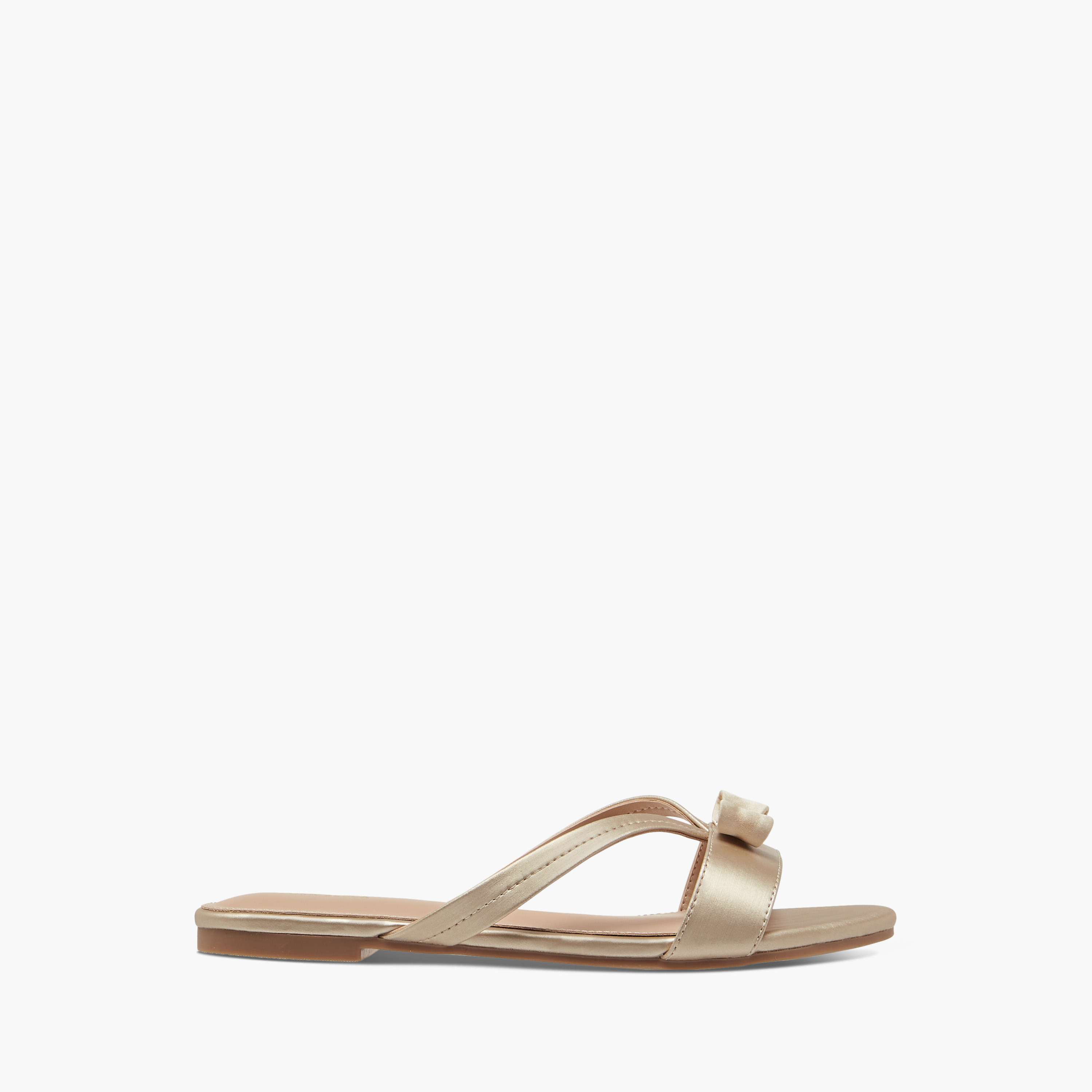 صندل سهل الارتداء بزينة فيونكة من فلورا بيلا-women-shoes-flats-sandals-image-3