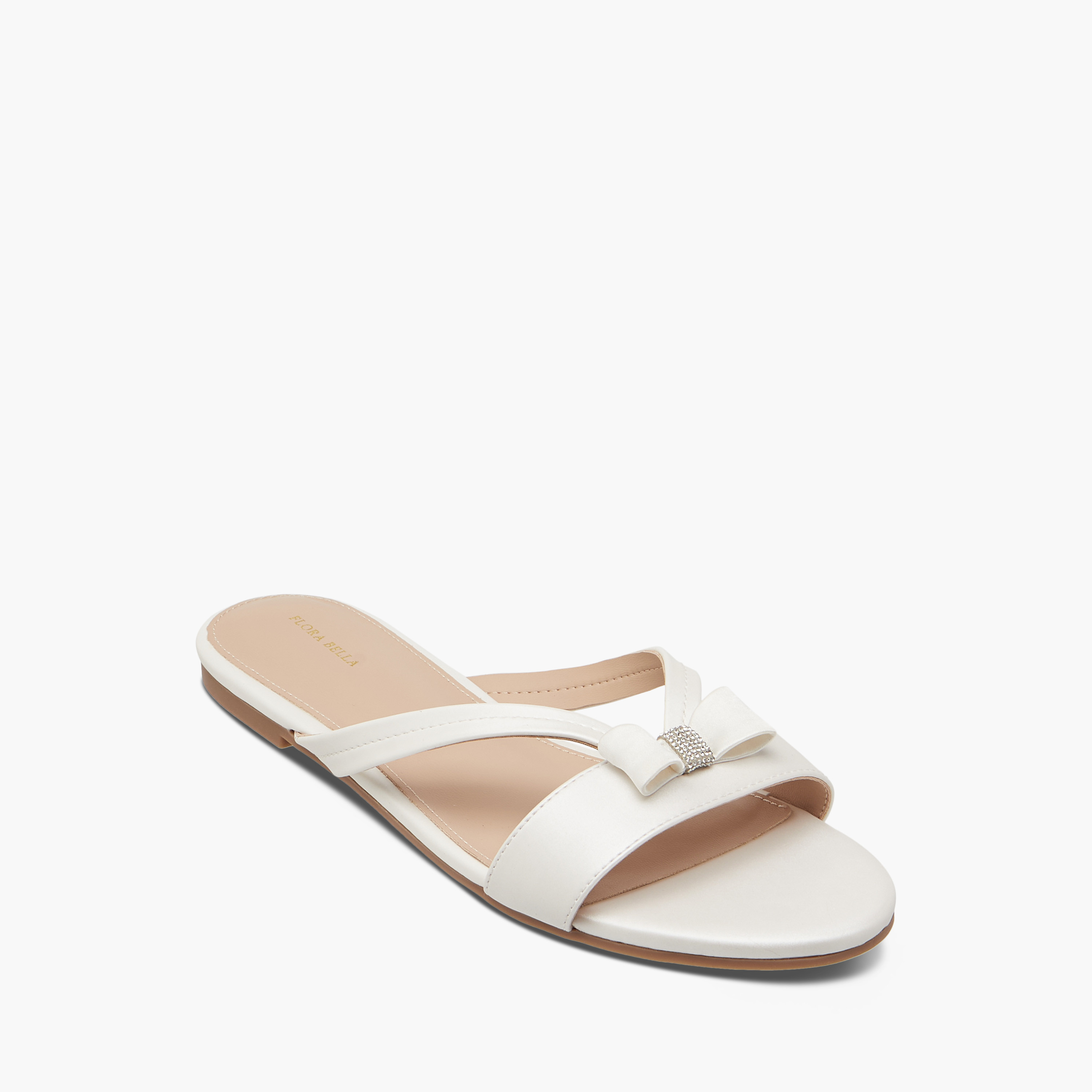 Flora Bella Bow Accent Slip-On Sandals-women-shoes-flats-sandals-image-2