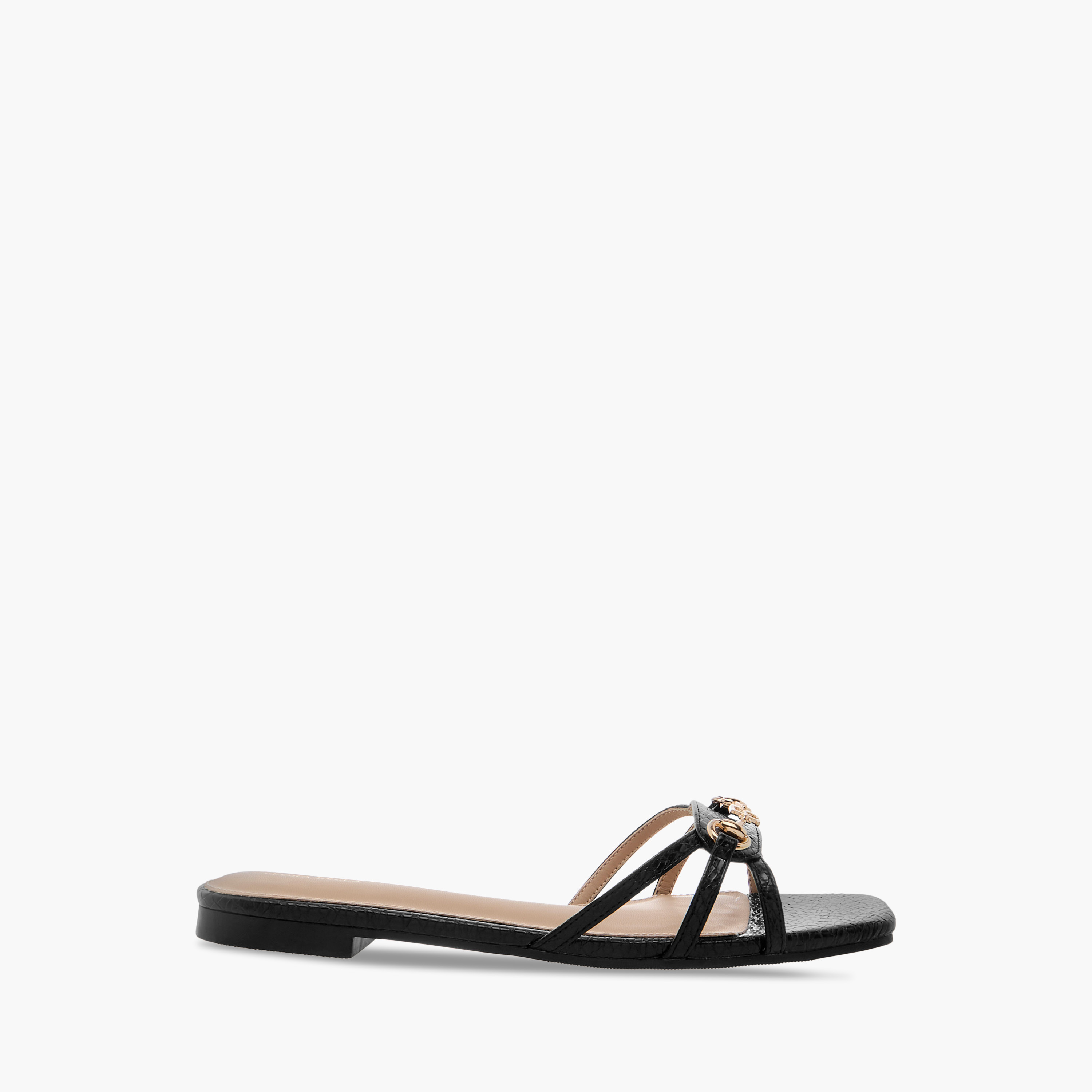 صندل مسطّح سهل الارتداء بزينة معدنية من فلورا بيلا-women-shoes-flats-sandals-image-3