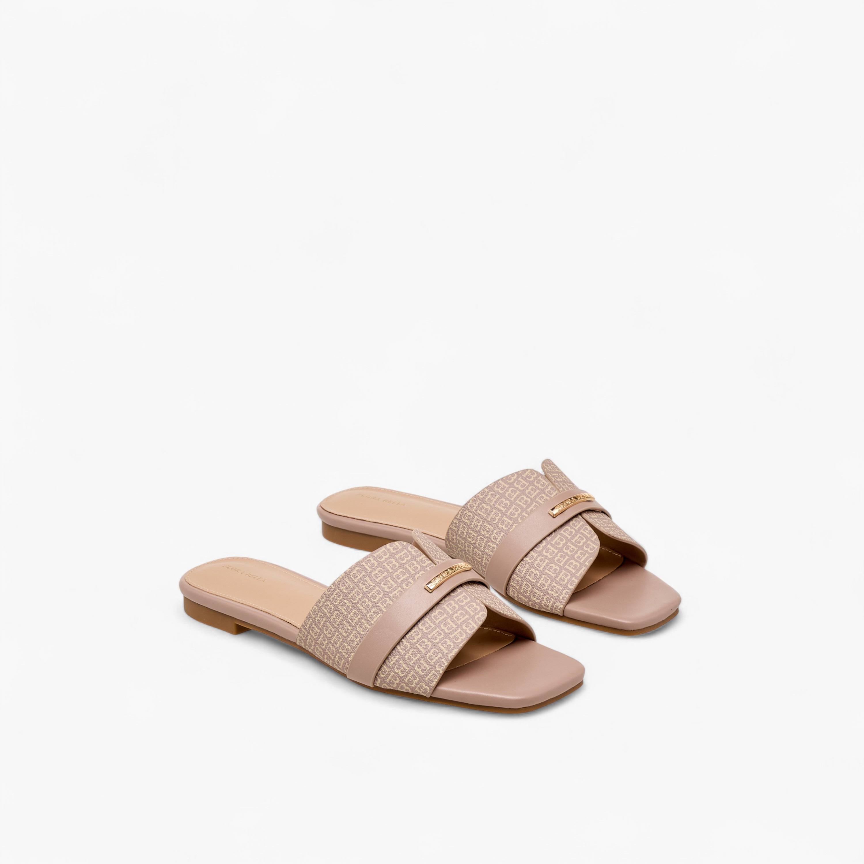 Flora Bella Women Monogram Print Sandals-women-shoes-flats-sandals-image-1
