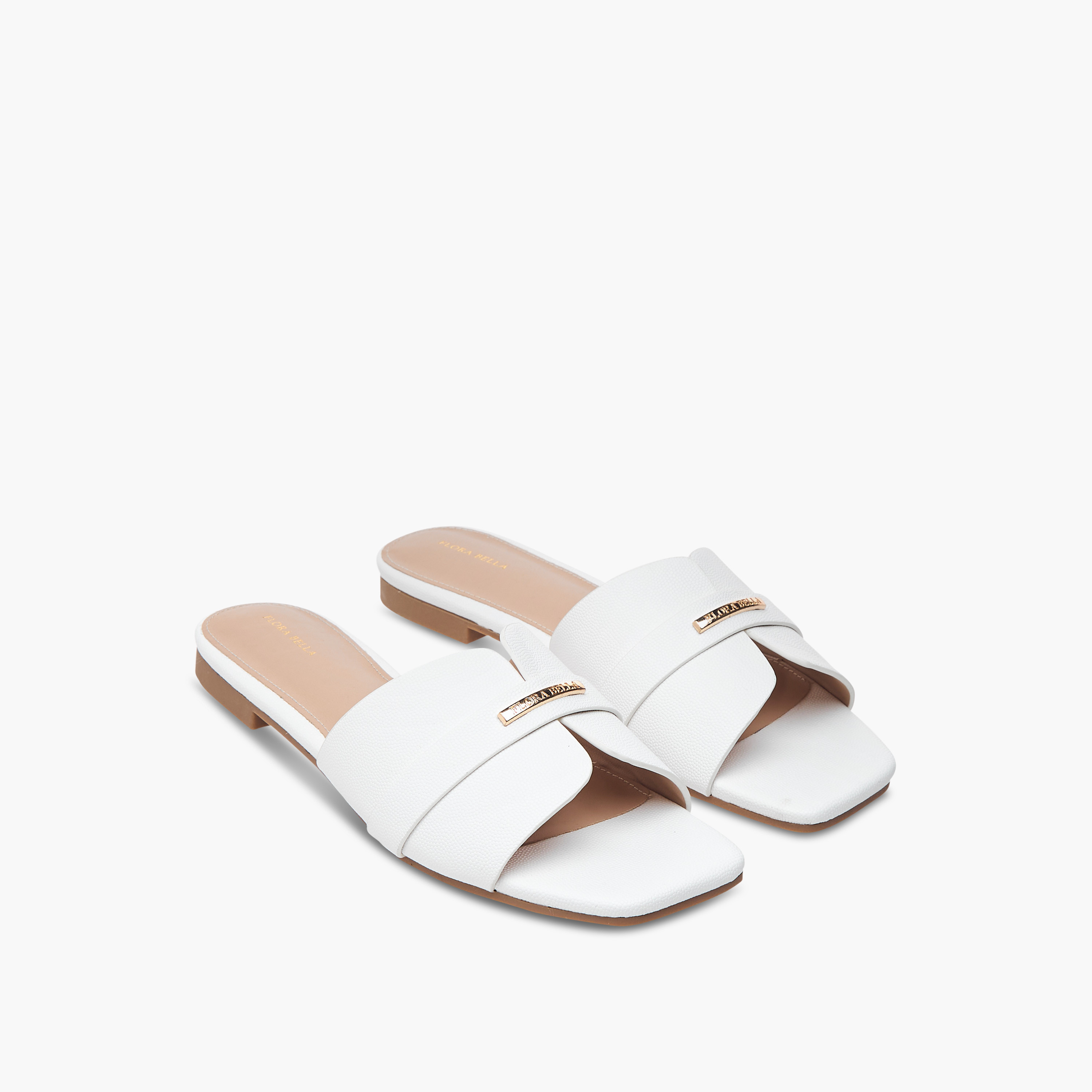 Flora Bella Metal Accent Slip-On Flat Sandals-women-shoes-flats-sandals-image-1