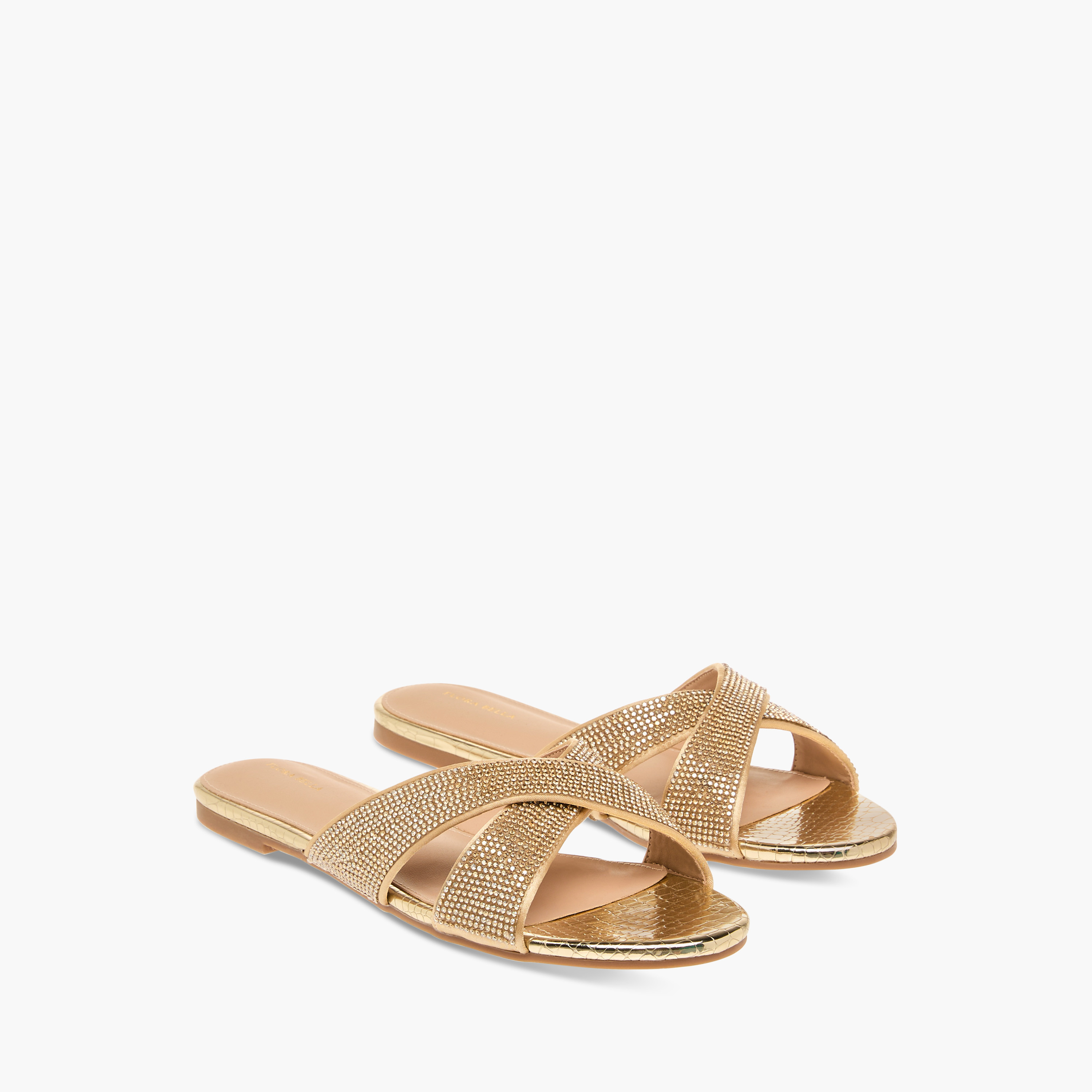 Flora Bella Embellished Cross Strap Slip-On Flat Sandals-women-shoes-flats-sandals-image-1