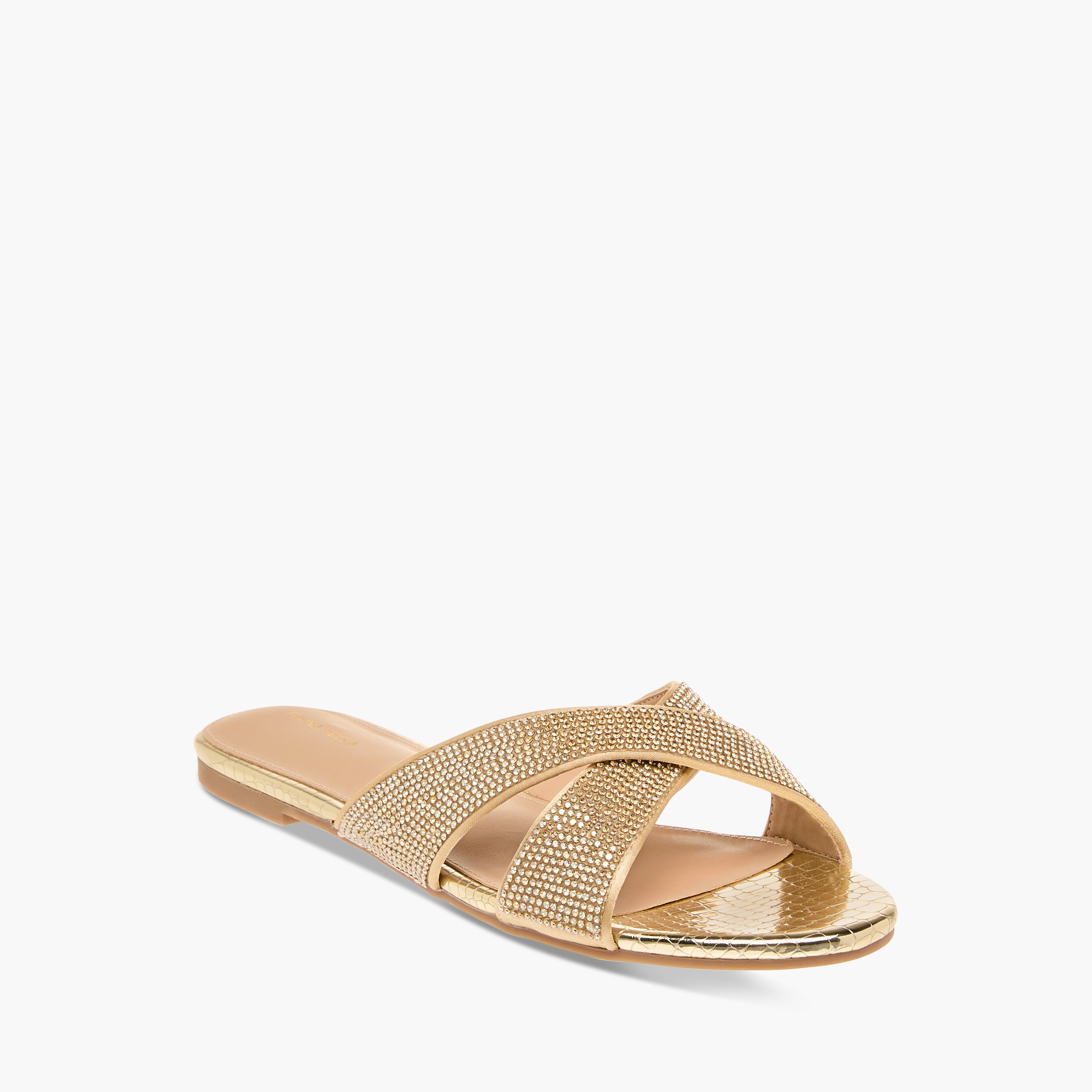 Flora Bella Embellished Cross Strap Slip-On Flat Sandals-women-shoes-flats-sandals-image-2