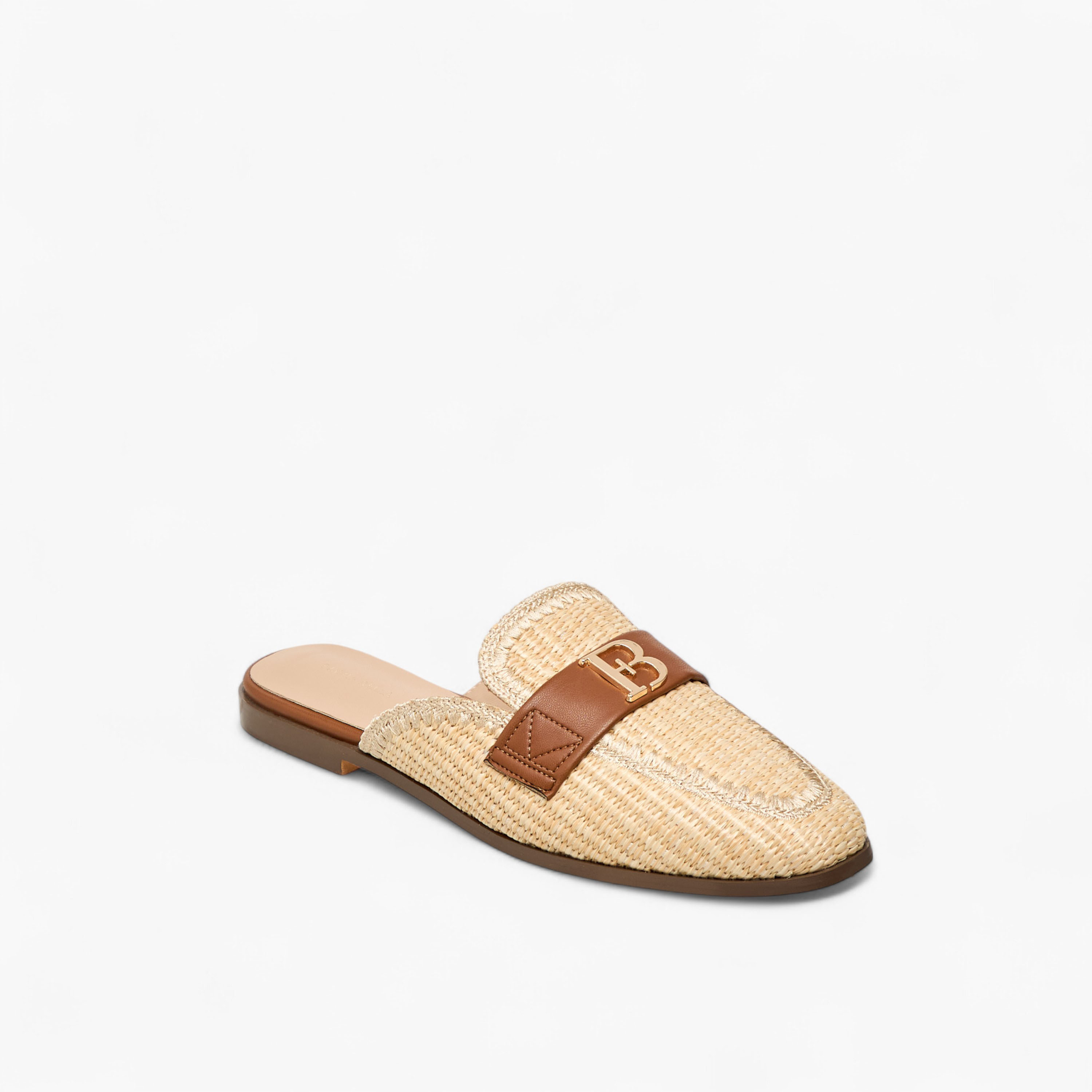 Flora Bella Textured Slip-On Mules with Metal Accent-women-shoes-flats-mules-image-2