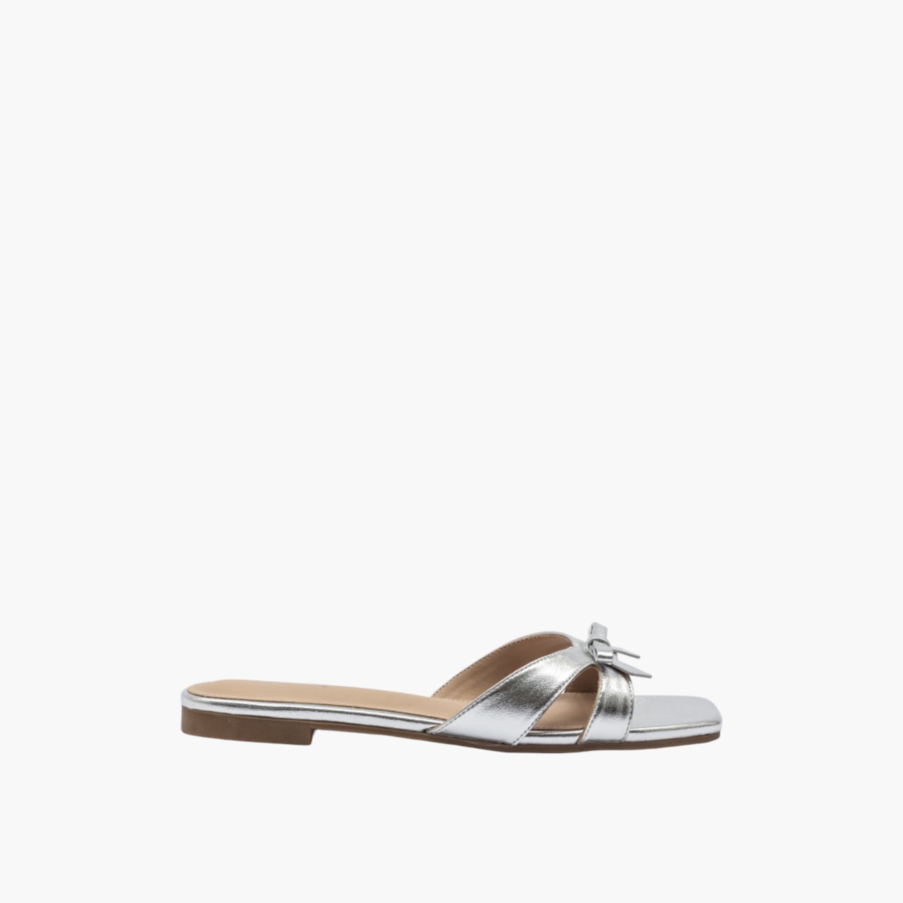 Flora Bella Bow Accent Slip-On Flat Sandals-women-shoes-flats-sandals-image-3