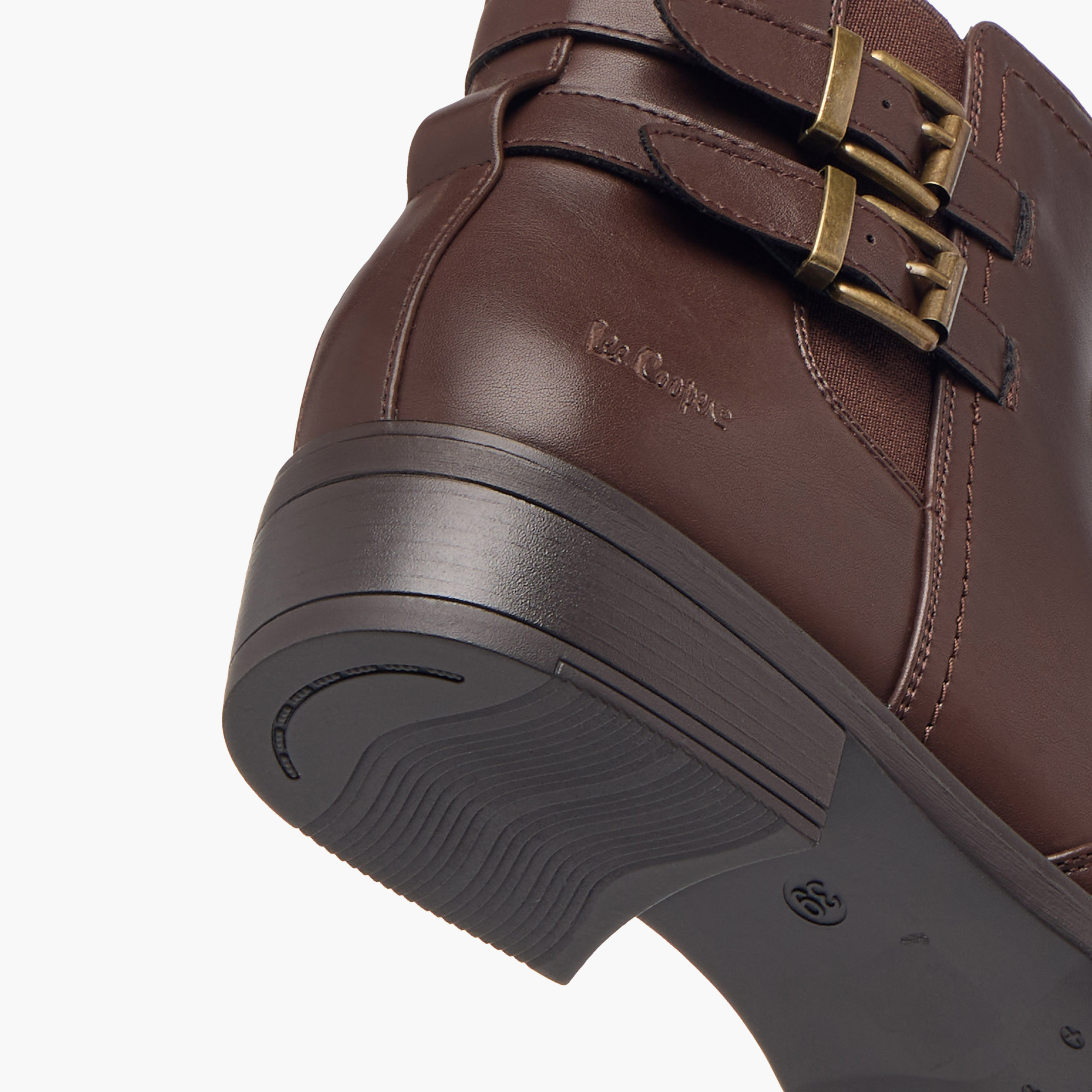 Lee Cooper Women's Solid Ankle Boots with Zip Closure-women-shoes-boots-image-5