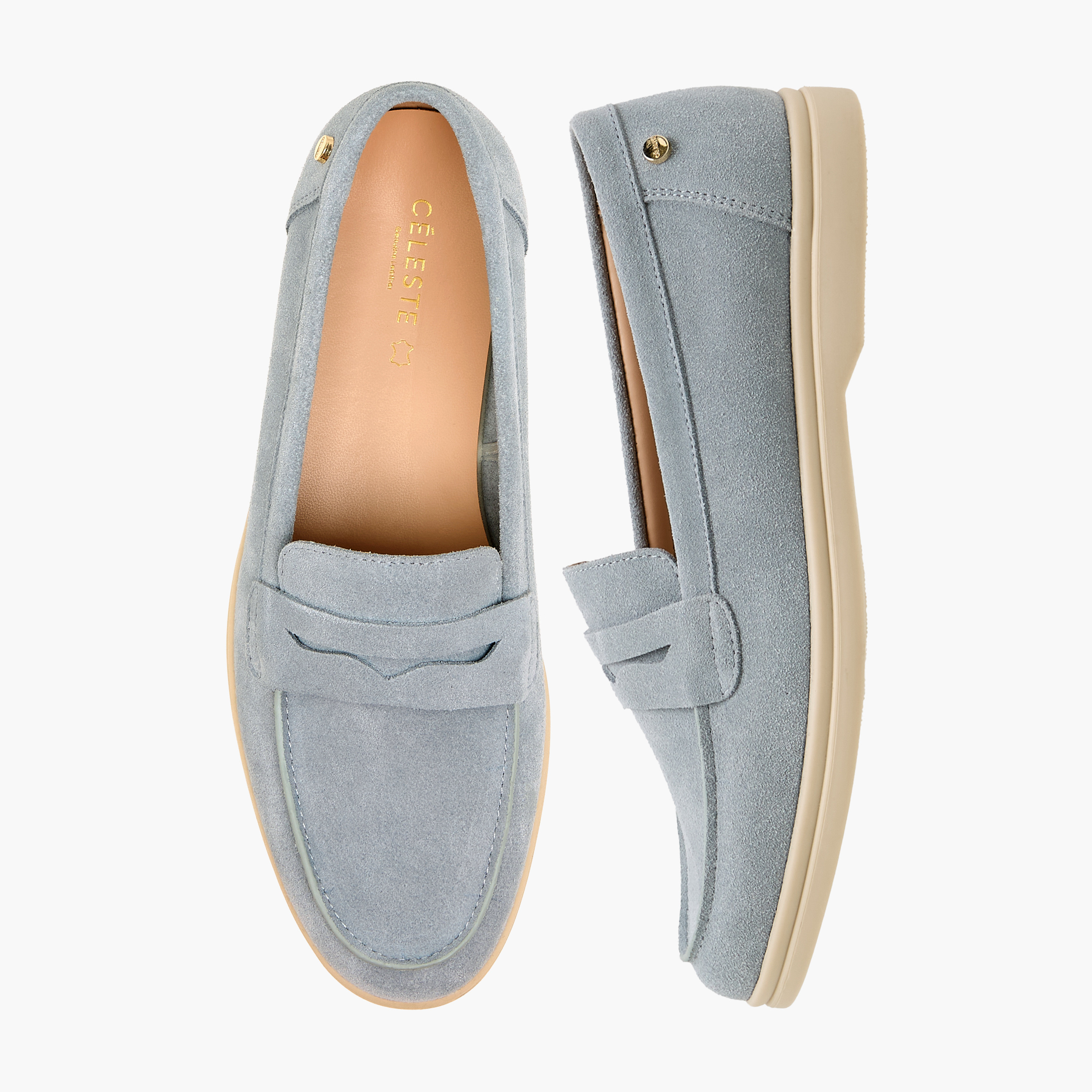 Celeste Women Slip-On Leather Loafers-women-shoes-flats-loafers-image-1