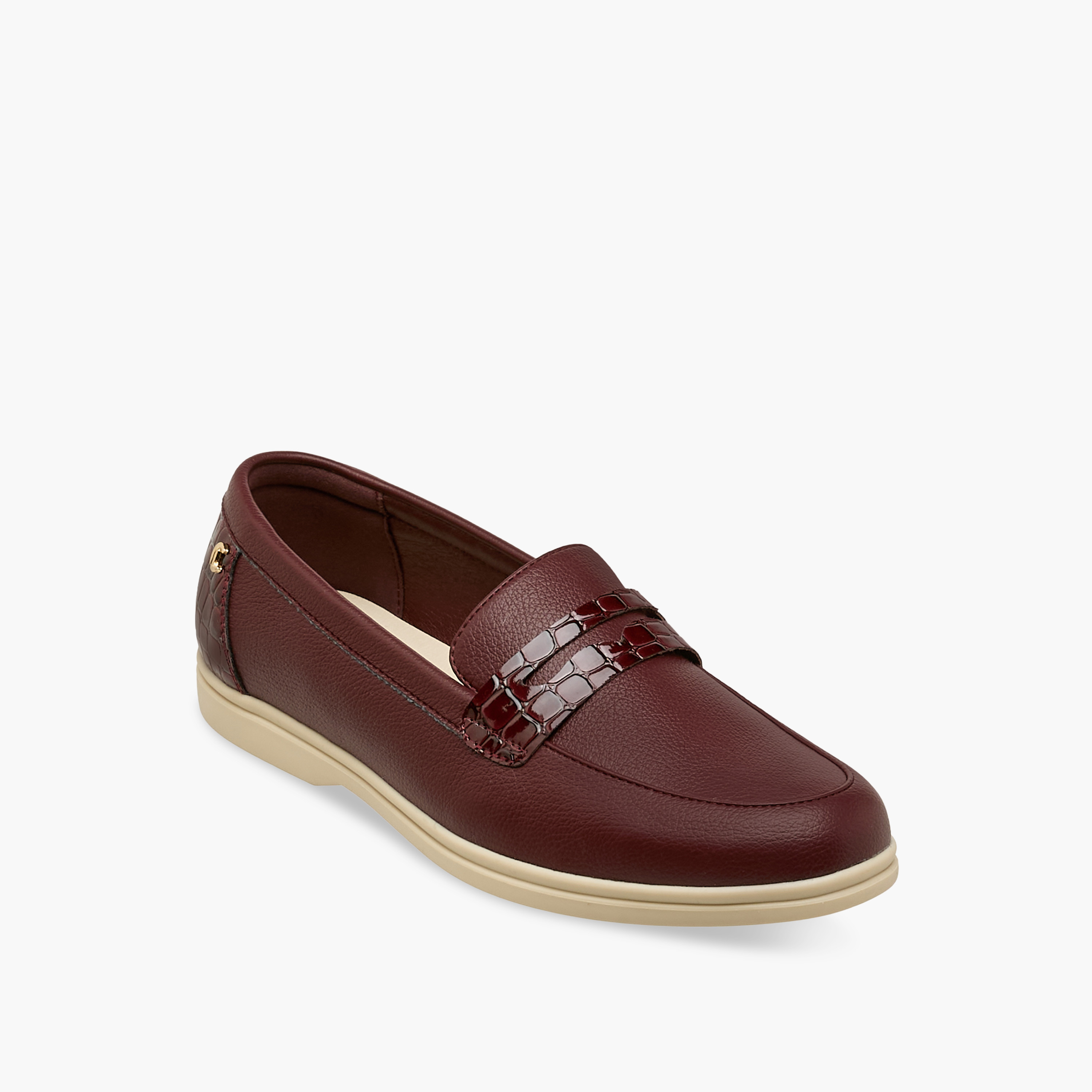 حذاء لوفر بارز الملمس للنساء من لو كونفورت-women-shoes-loafersandmoccasins-image-2
